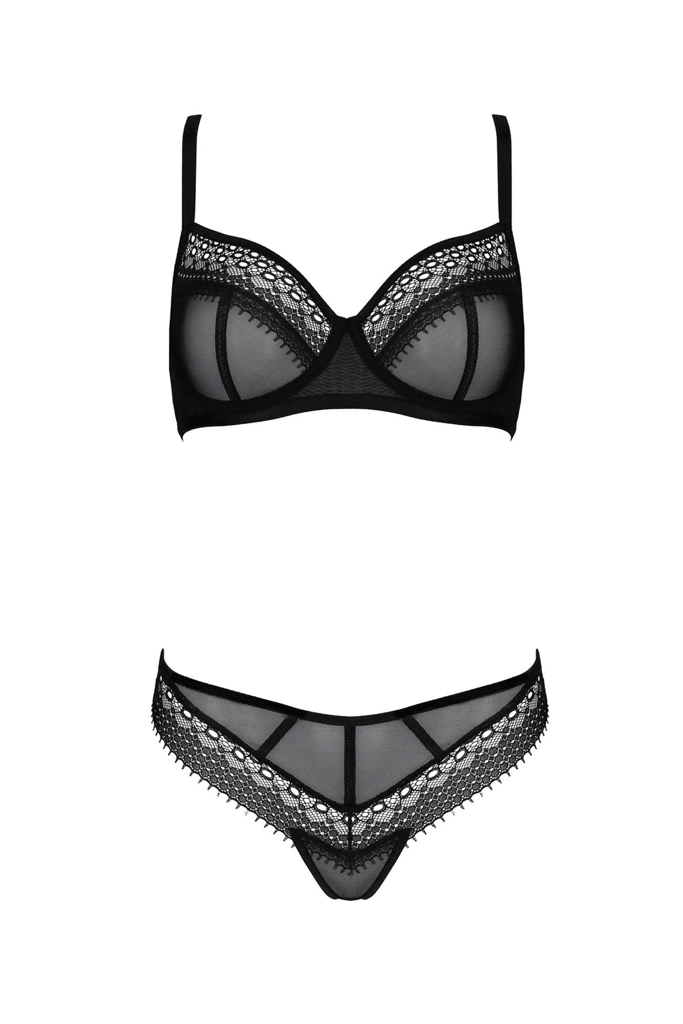 Lingerie-DENERYS BIKINI noir L/XL