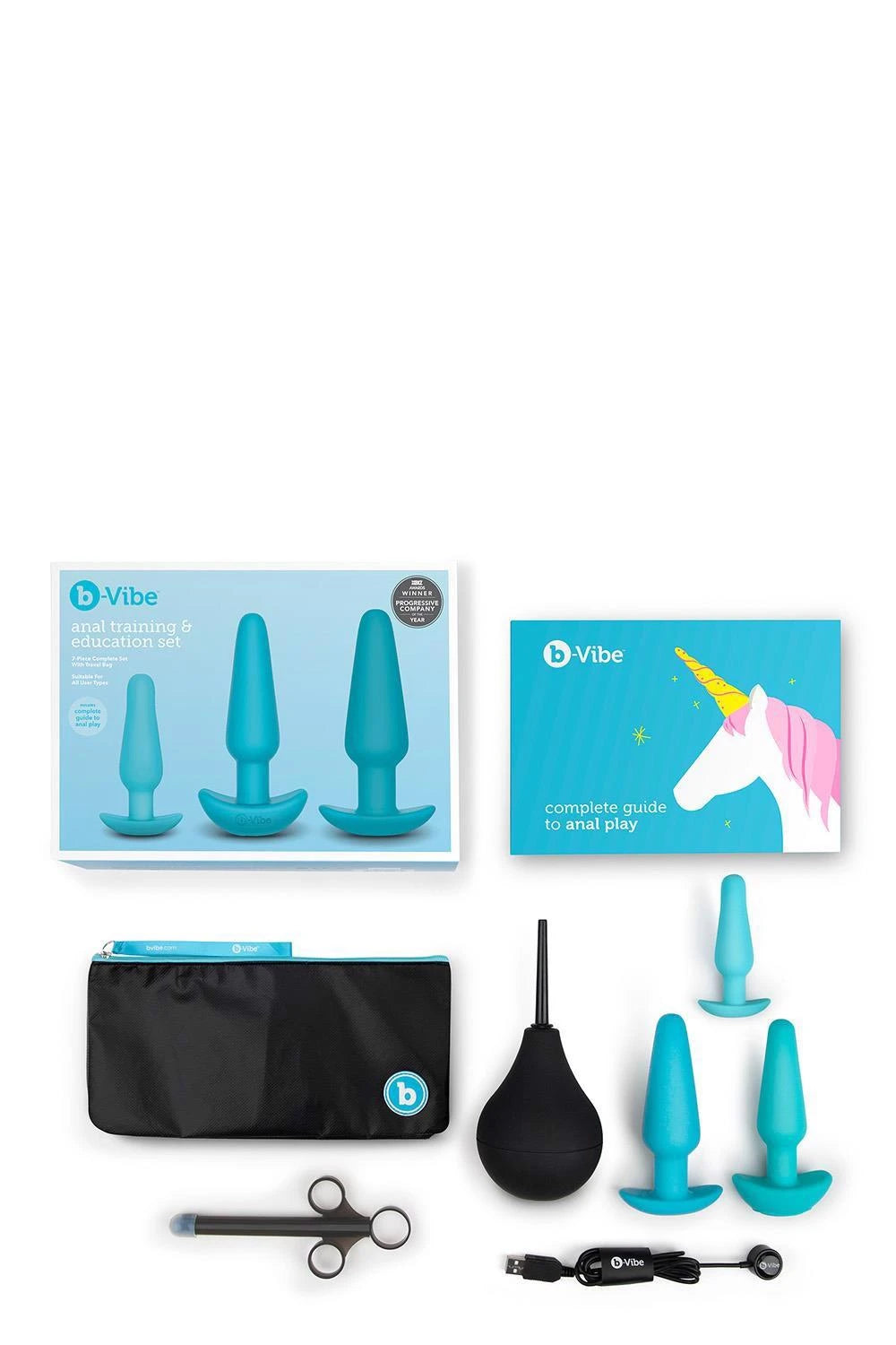 B-VIBE ANAL EDUCATION SET BLACK