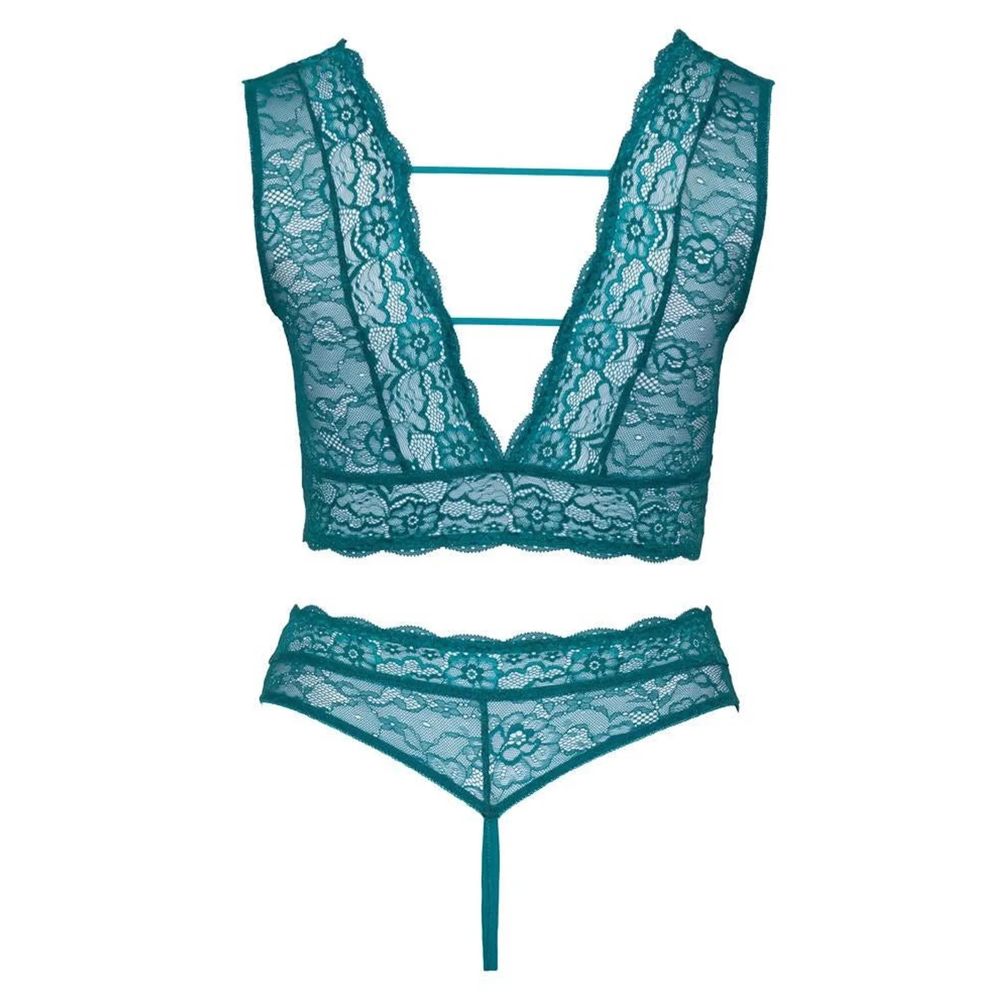 Ensemble de soutiens-gorge sarcelle XL
