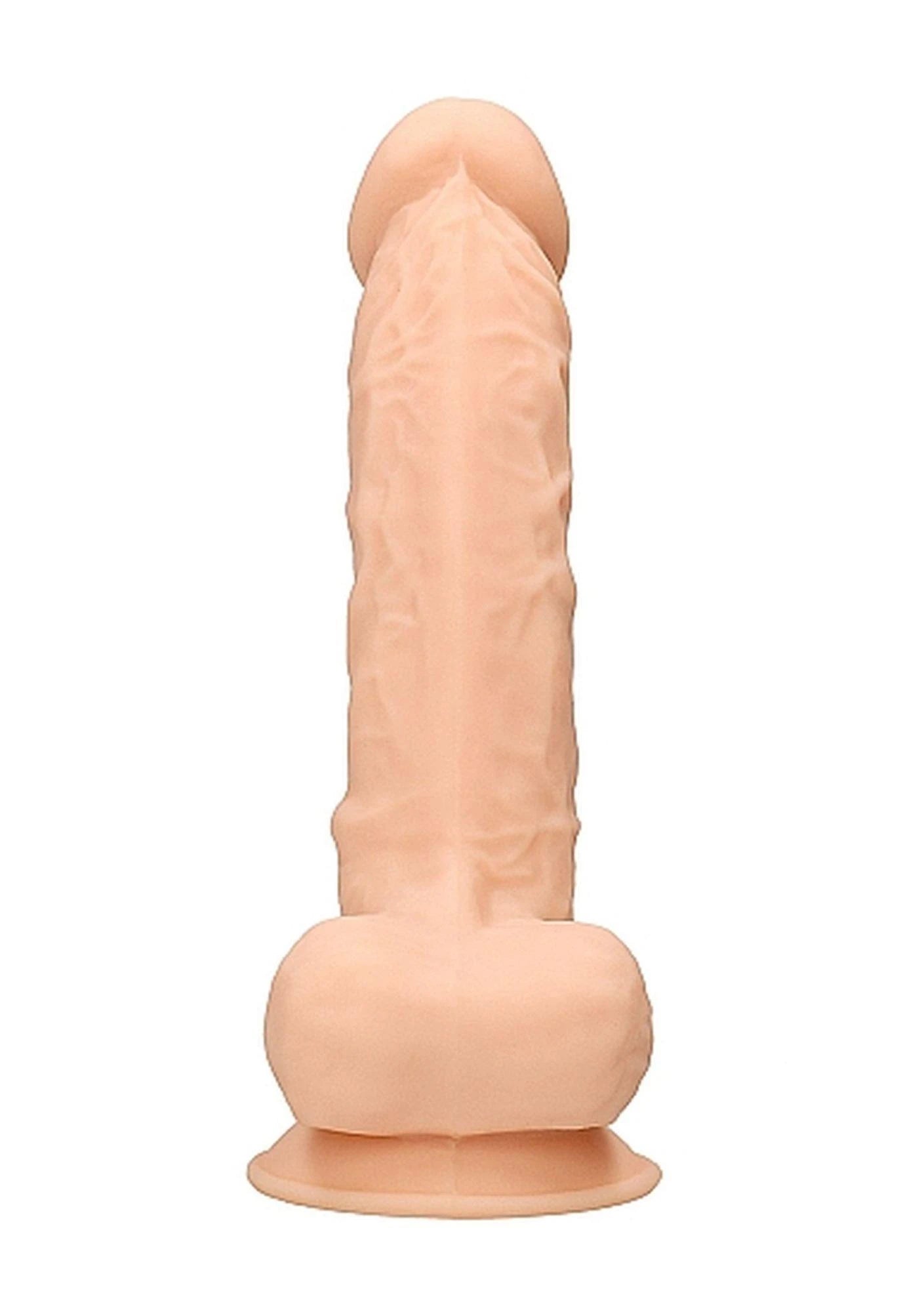 Silicone Dildo with Balls - 9 / 23 cm