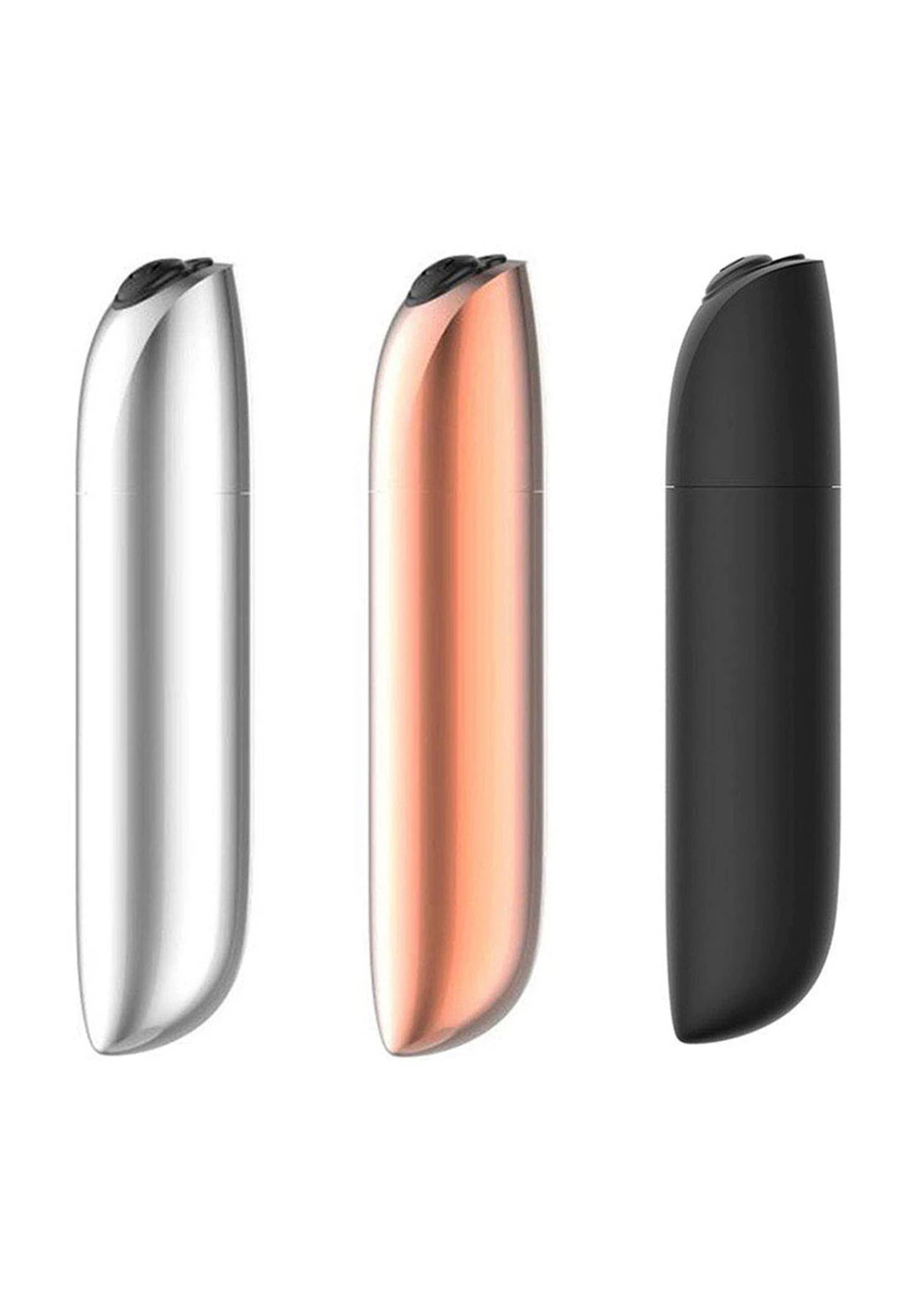 Stymulator - Vibromasseur balle puissant rechargeable USB 20 fonctions - Argent