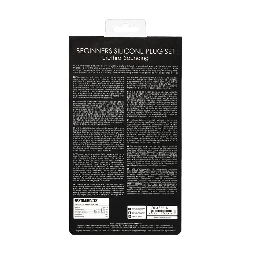 Ensemble de Plugs pour Débutants en Silicone