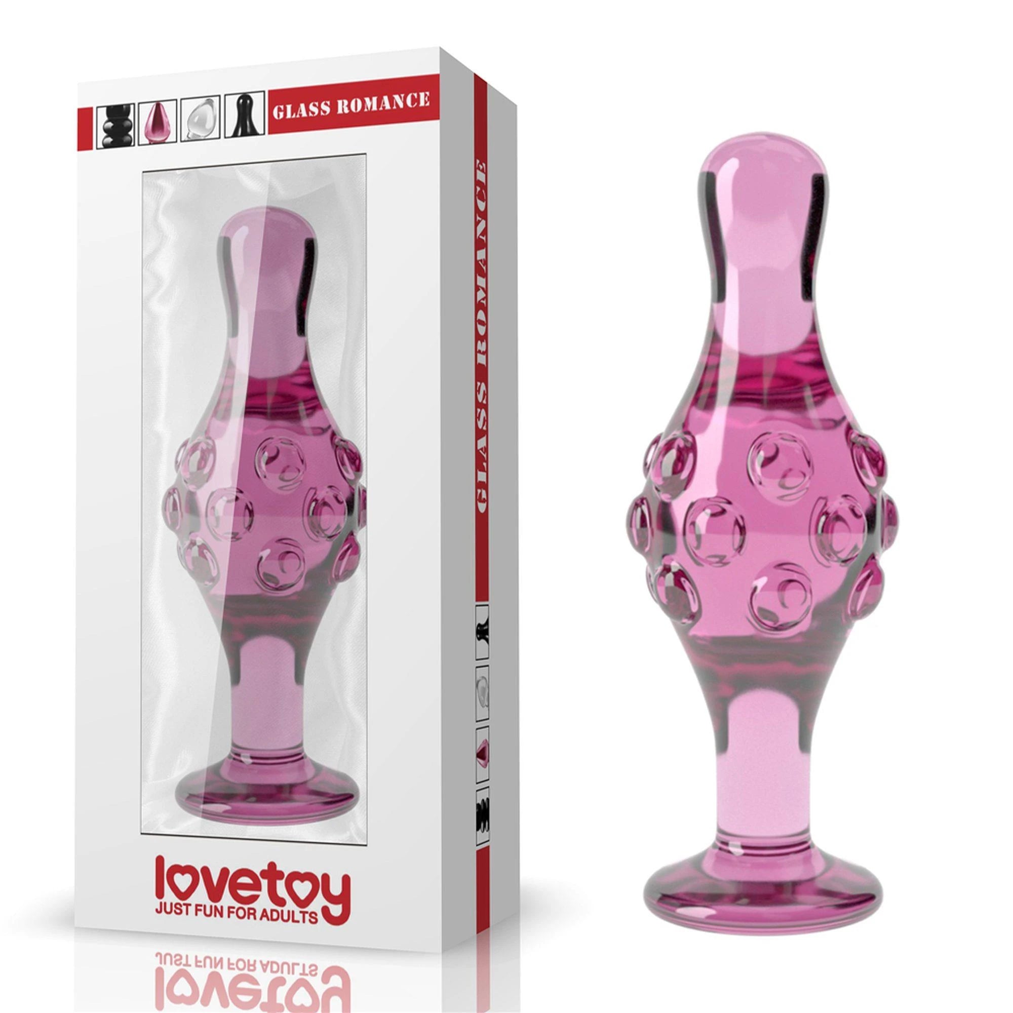 4.5″ Glass Romance Pink