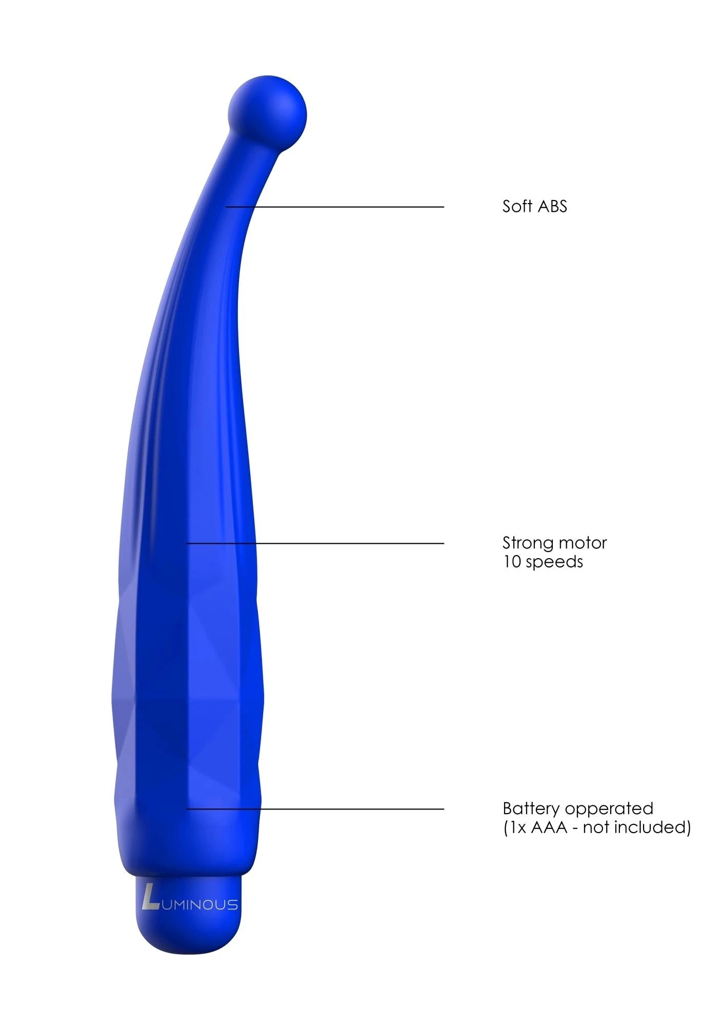 Lyra - Balle ABS Avec Manchon - 10 Vitesses - Bleu Royal