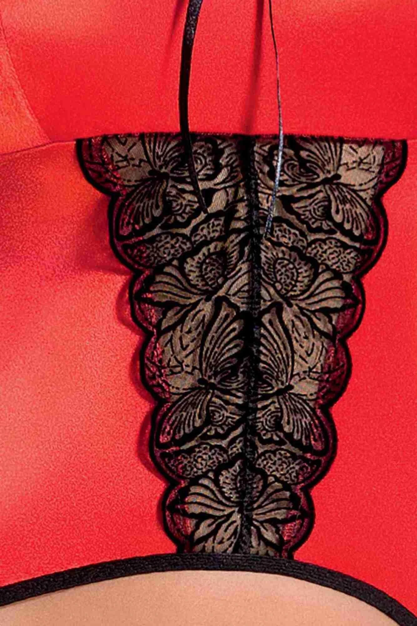 Underwear-LAUREN CORSET red L/XL - Casmir