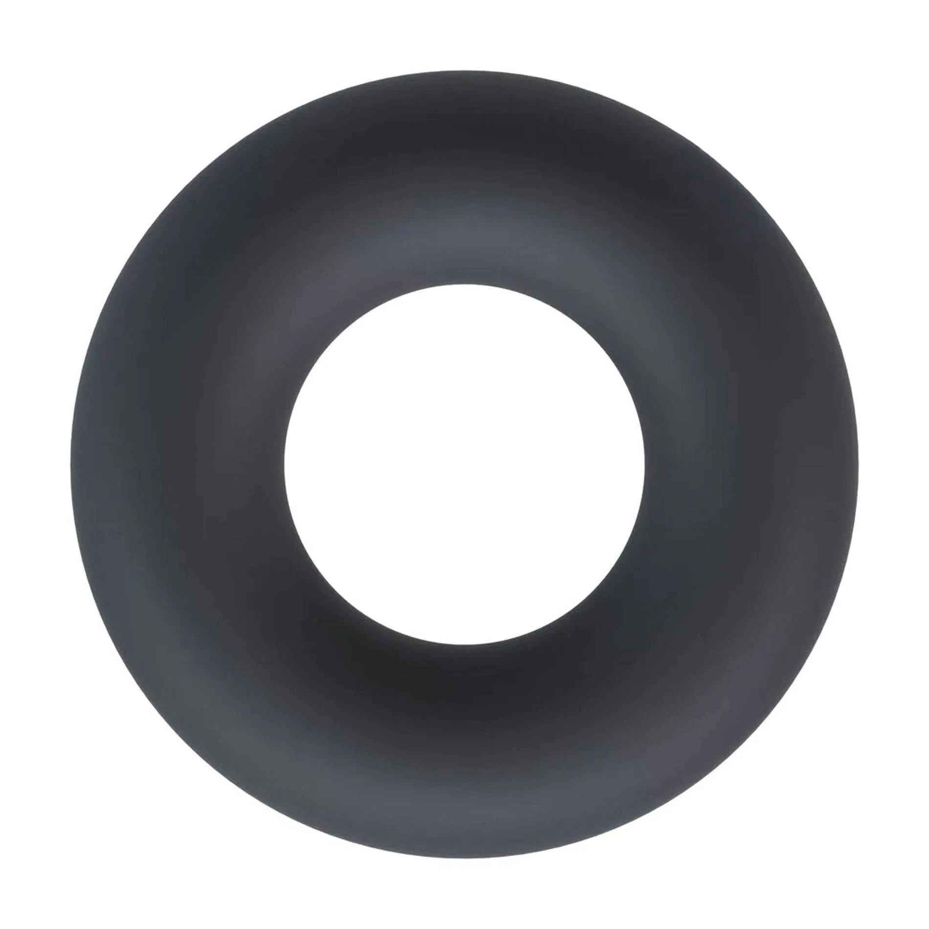 Solid Silicone Cockring - XS - Black