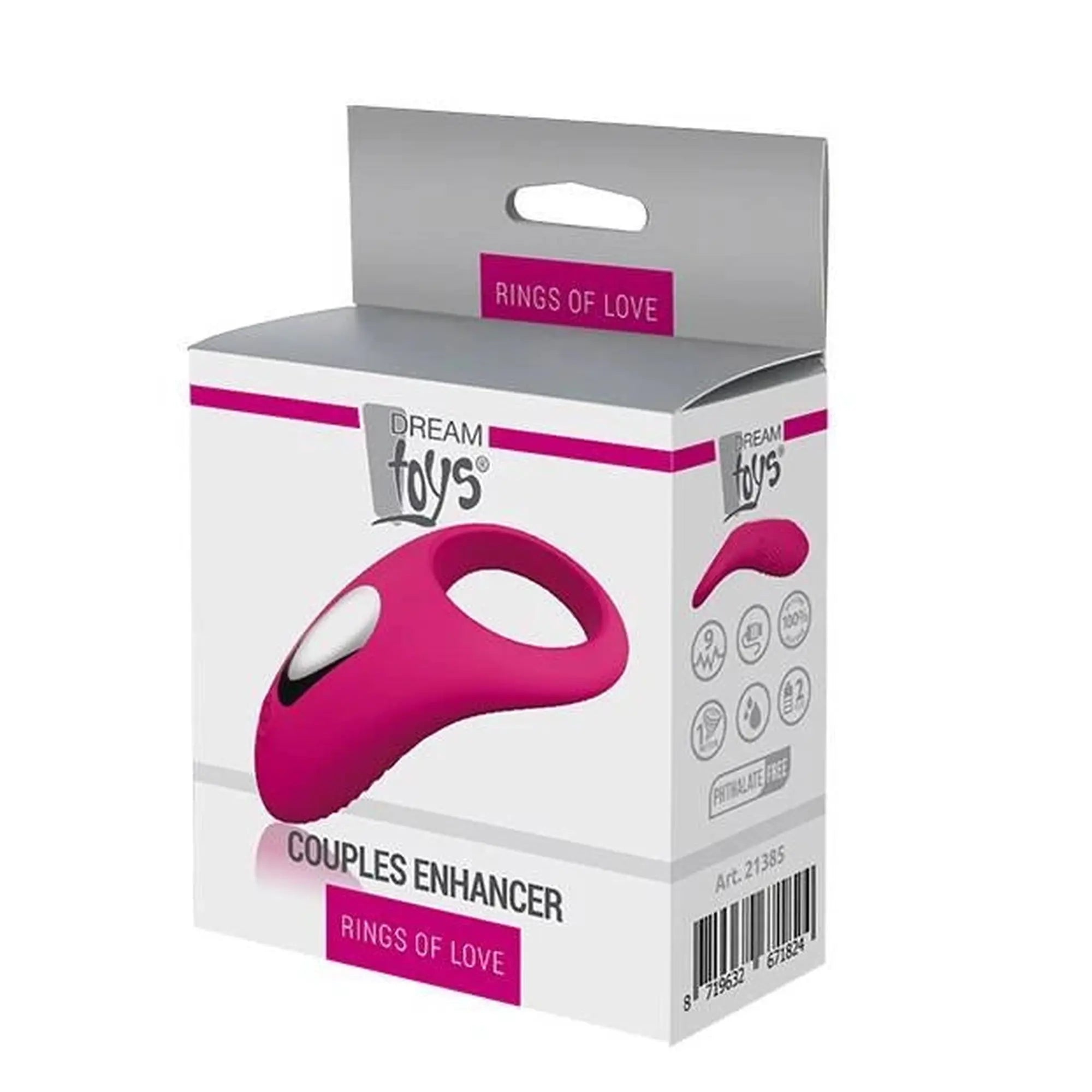 RINGS OF LOVE COUPLES ENHANCER MAGENTA