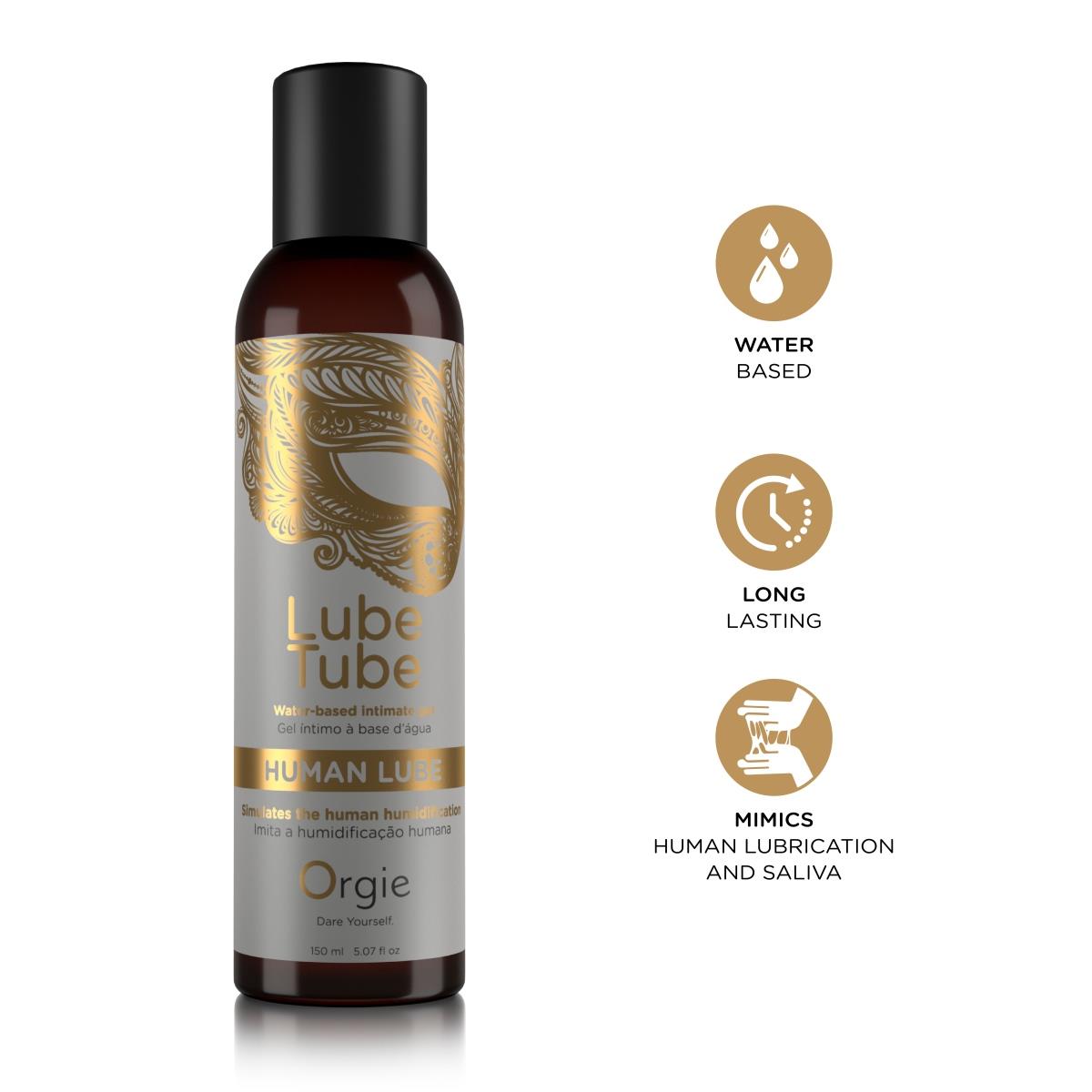 Human Lube - Waterbased Intimate Gel - 5.07 fl oz / 150 ml