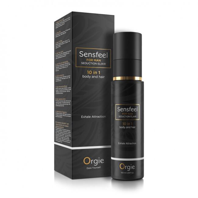 Sensfeel - Hair and Body Lotion with Pheromones for Men - 3.38 fl oz / 100 ml