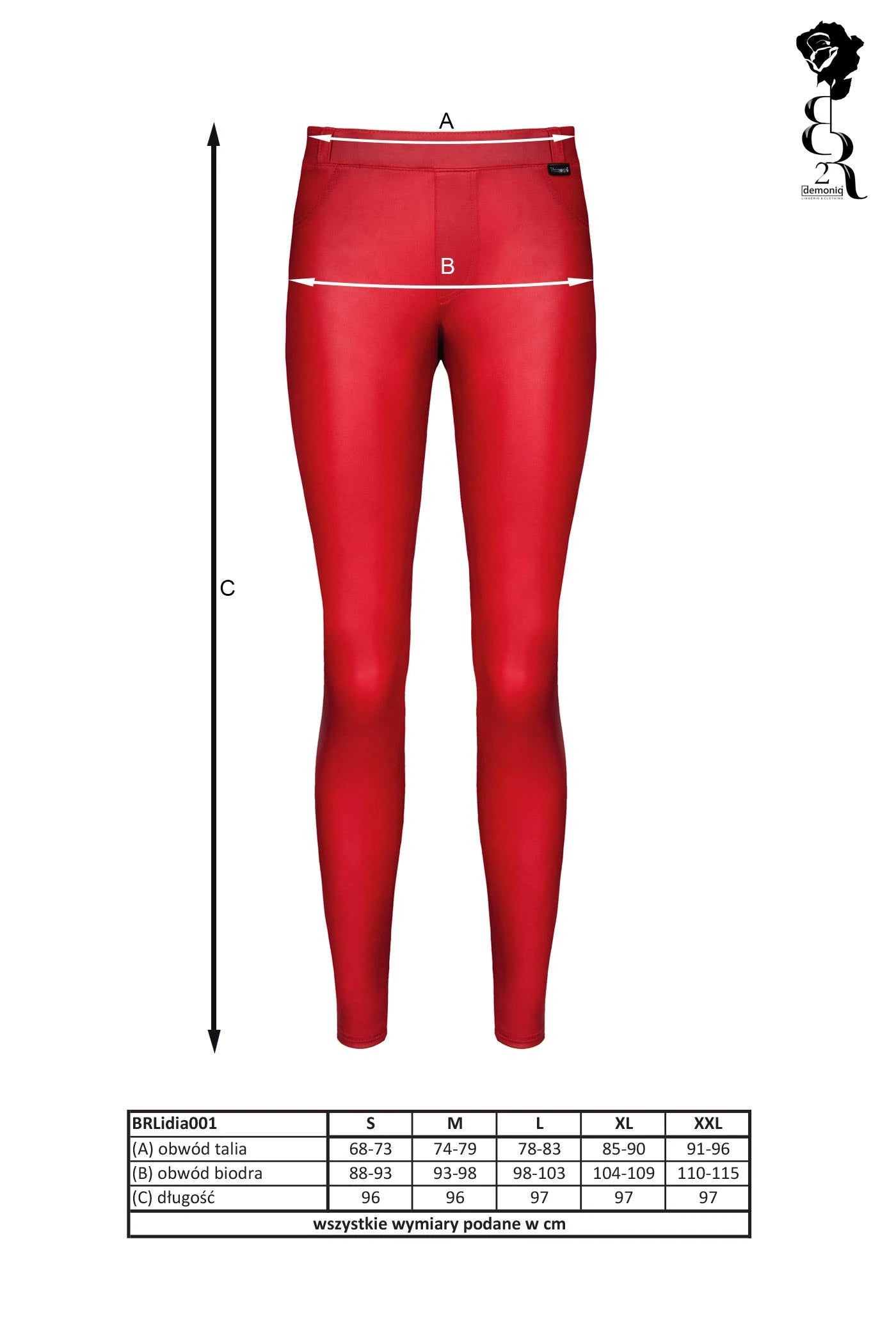 Underwear - BRLIDIA001 red leggings size S