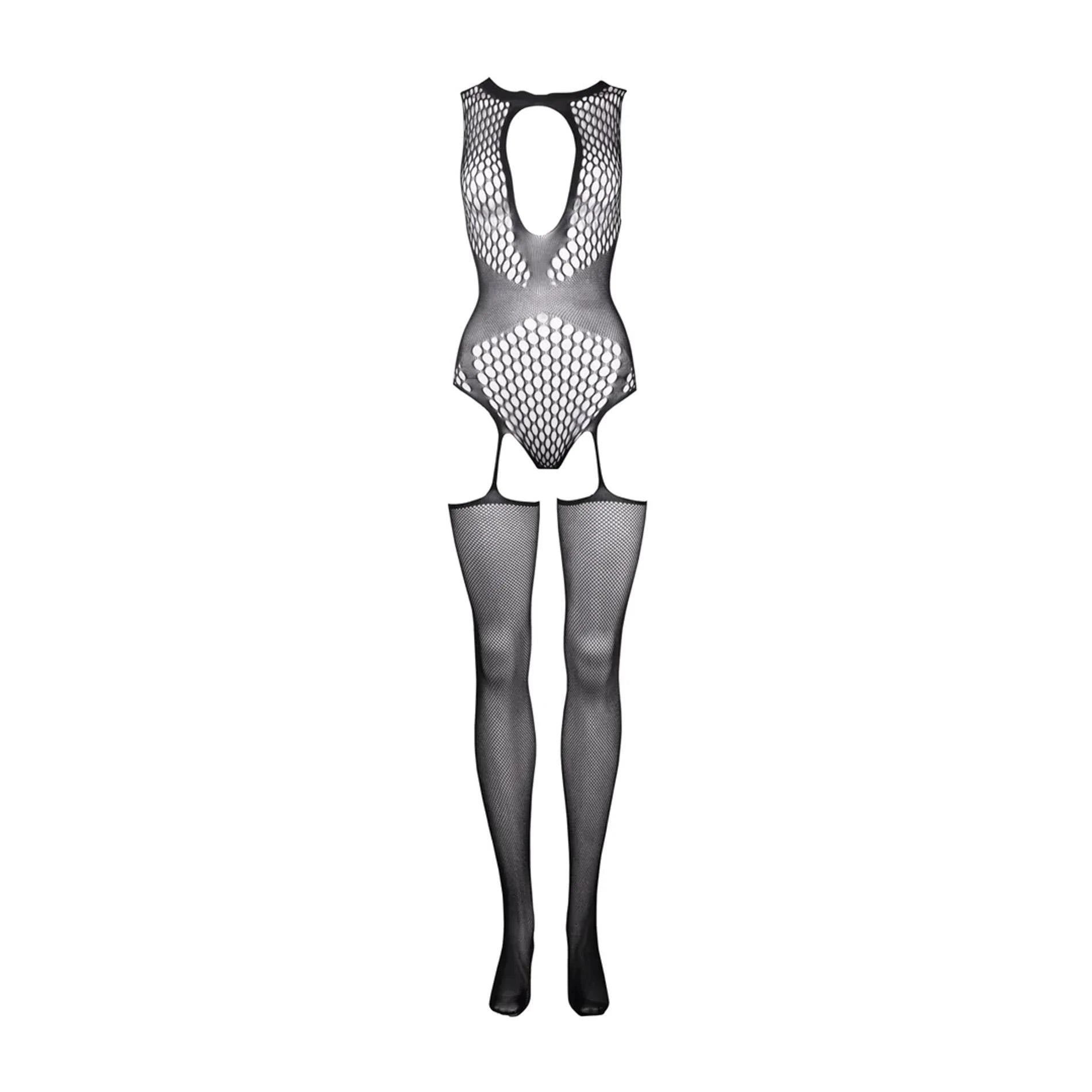 Body bas résille à contraste - Taille unique