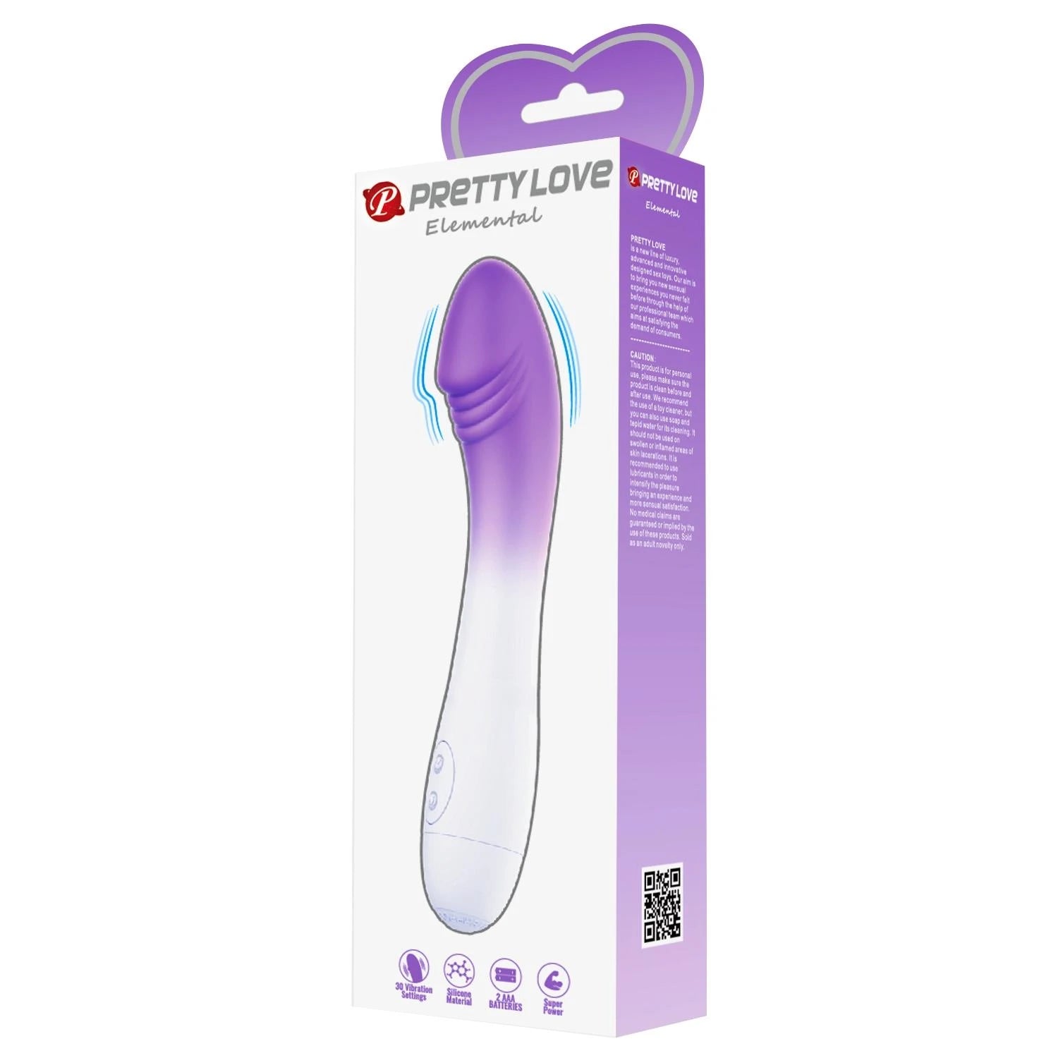 PRETTY LOVE - Elemental, 30 fonctions de vibration, Silicone ABS