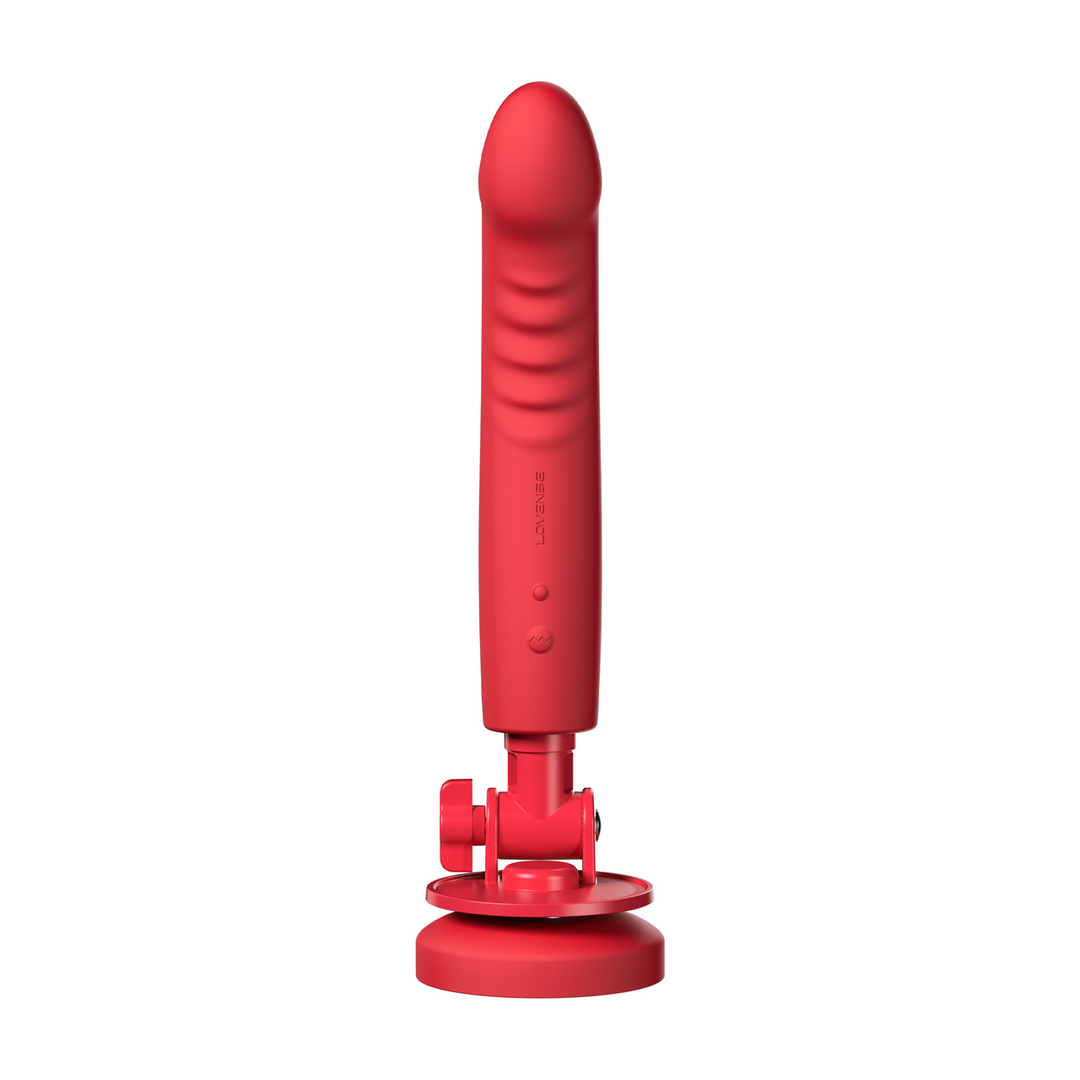 Mission 2 - Godemichet ventouse vibrant avec Touch-Sense - Rouge