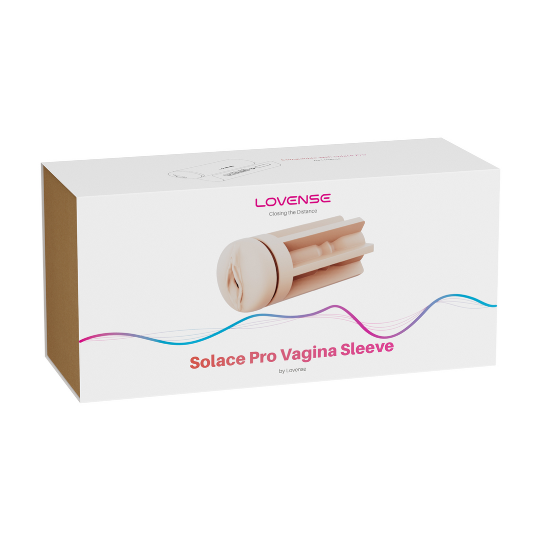 Vagina-shaped Sleeve for Solace Pro Male Masturbator - Flesh