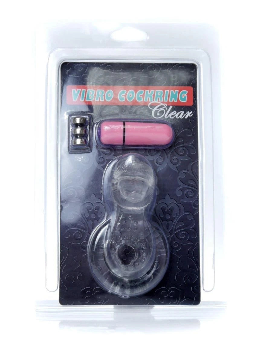 Ring-Tongue Vibro CockRing Clear
