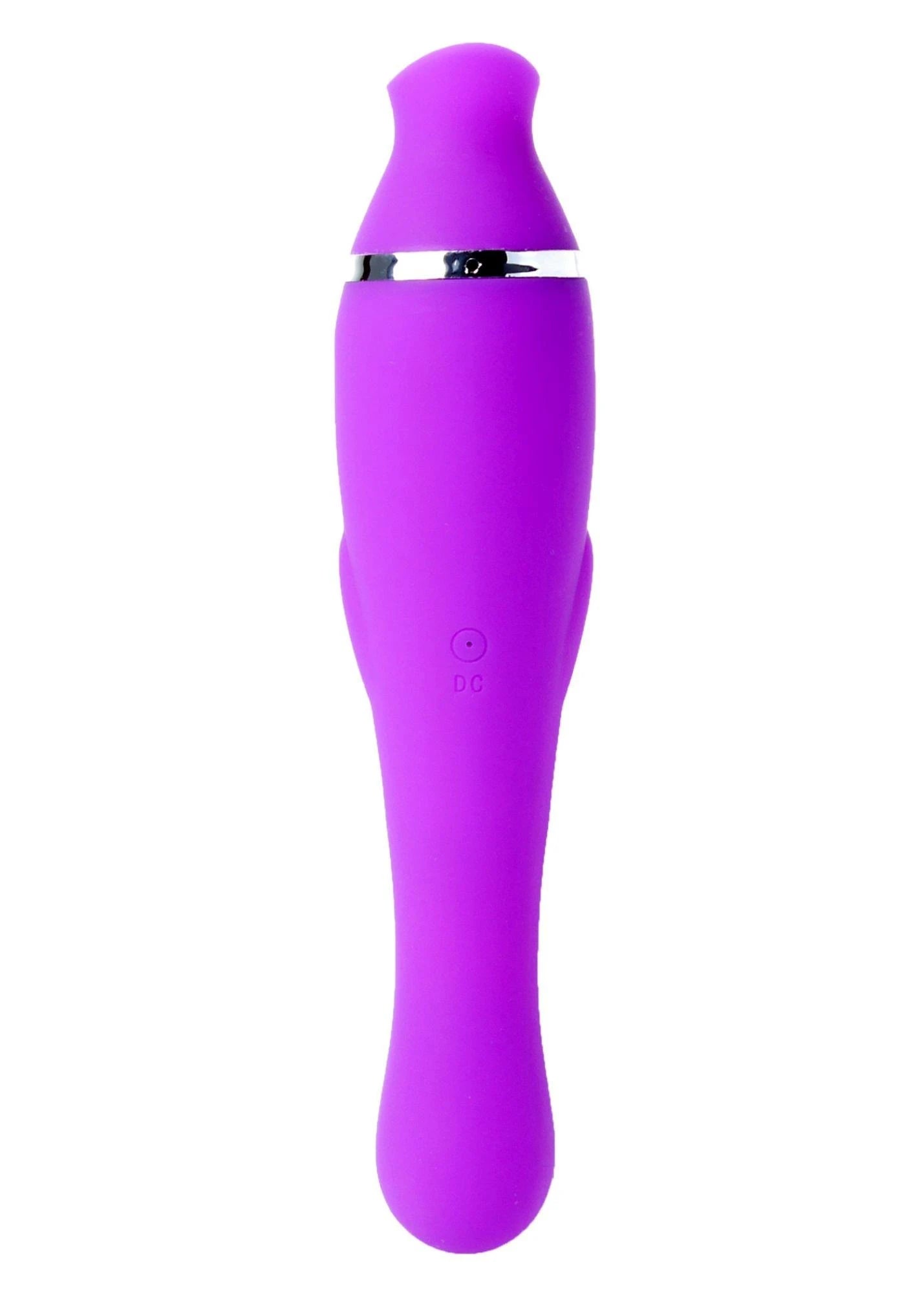 Vibrator-KELLY Purple- 12 vibration functions / 8 stimulation functions USB