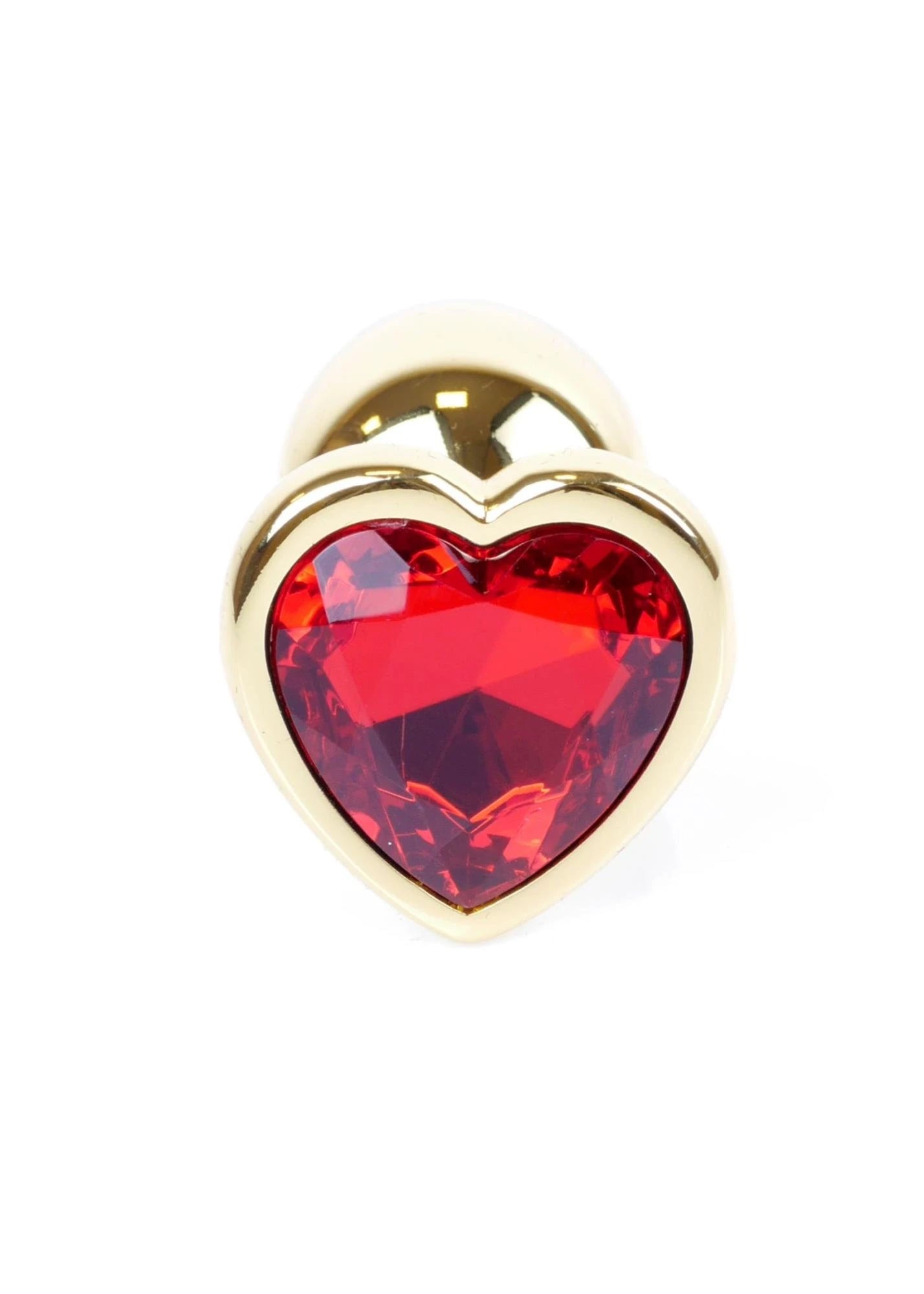 Plug-Bijou Or Coeur PLUG - Rouge