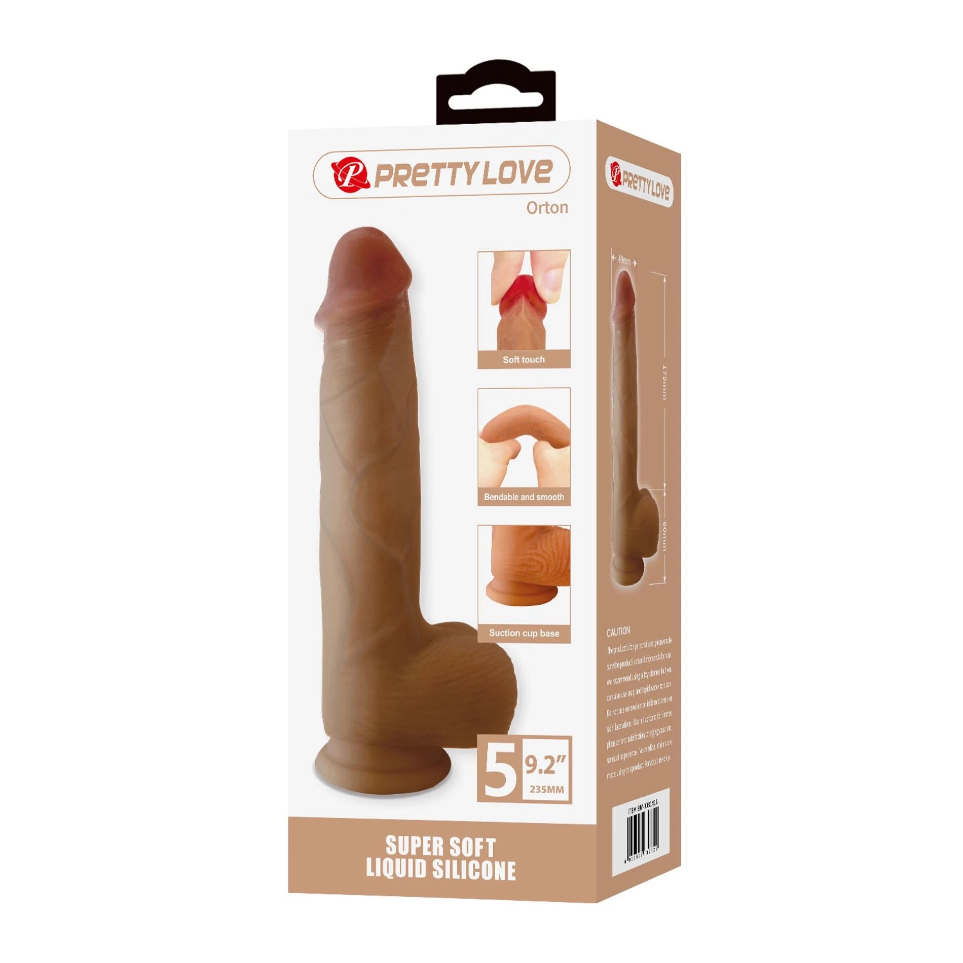 Pretty Love Orton 9.2" Super Soft Liquid Silicone Dildo