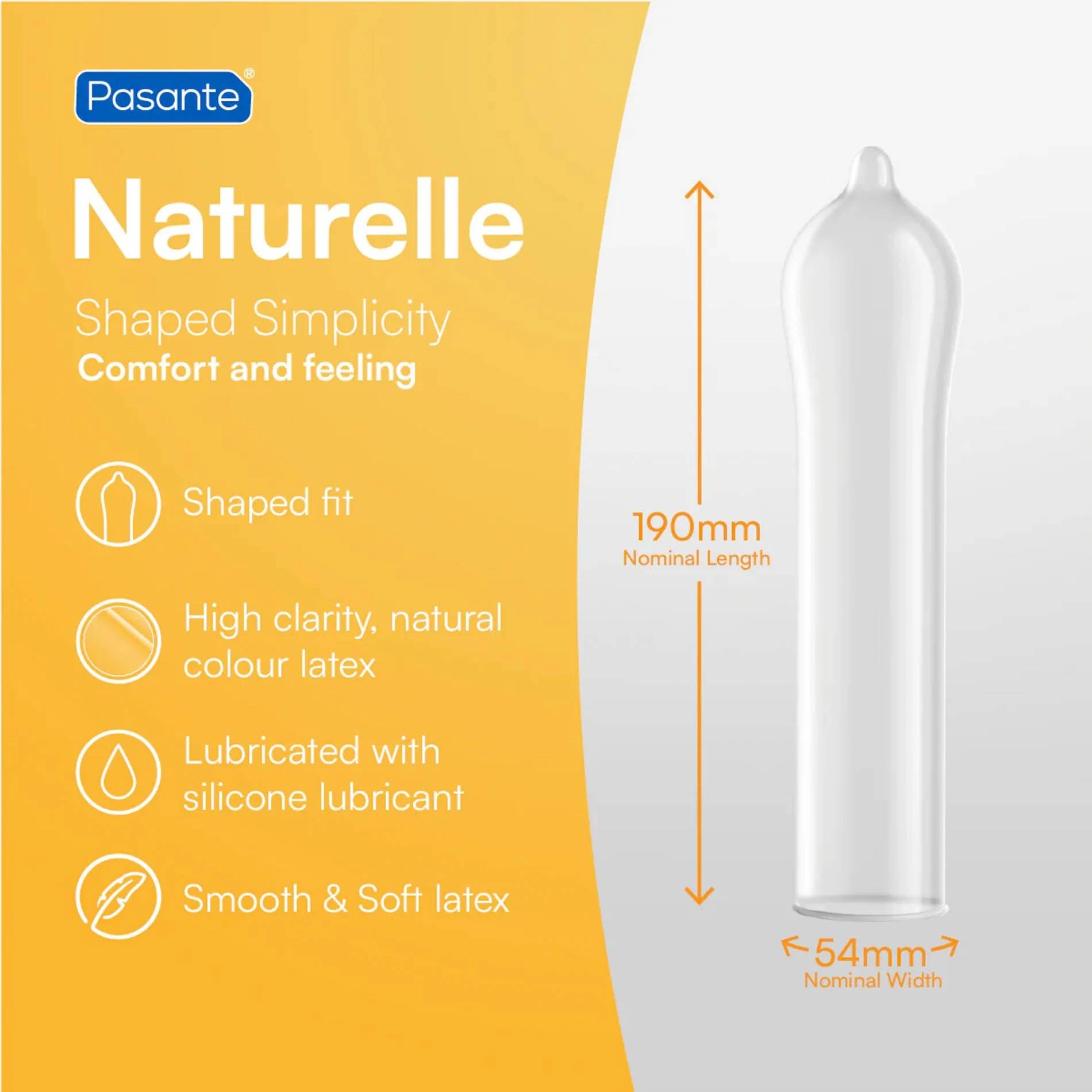 Préservatifs Pasante Naturelle 3 pièces