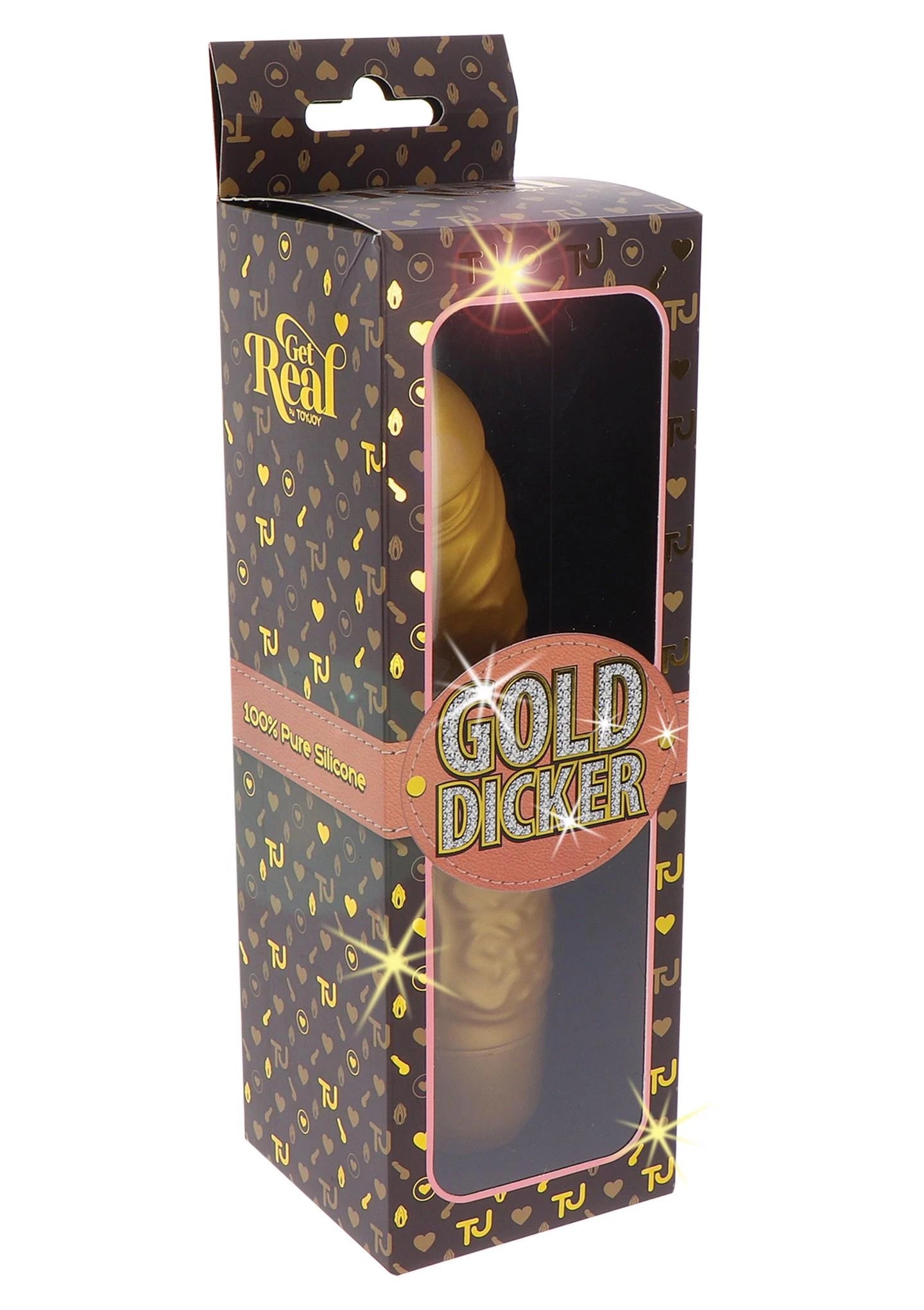 Vibromasseur stimulateur de clitoris doré Gold