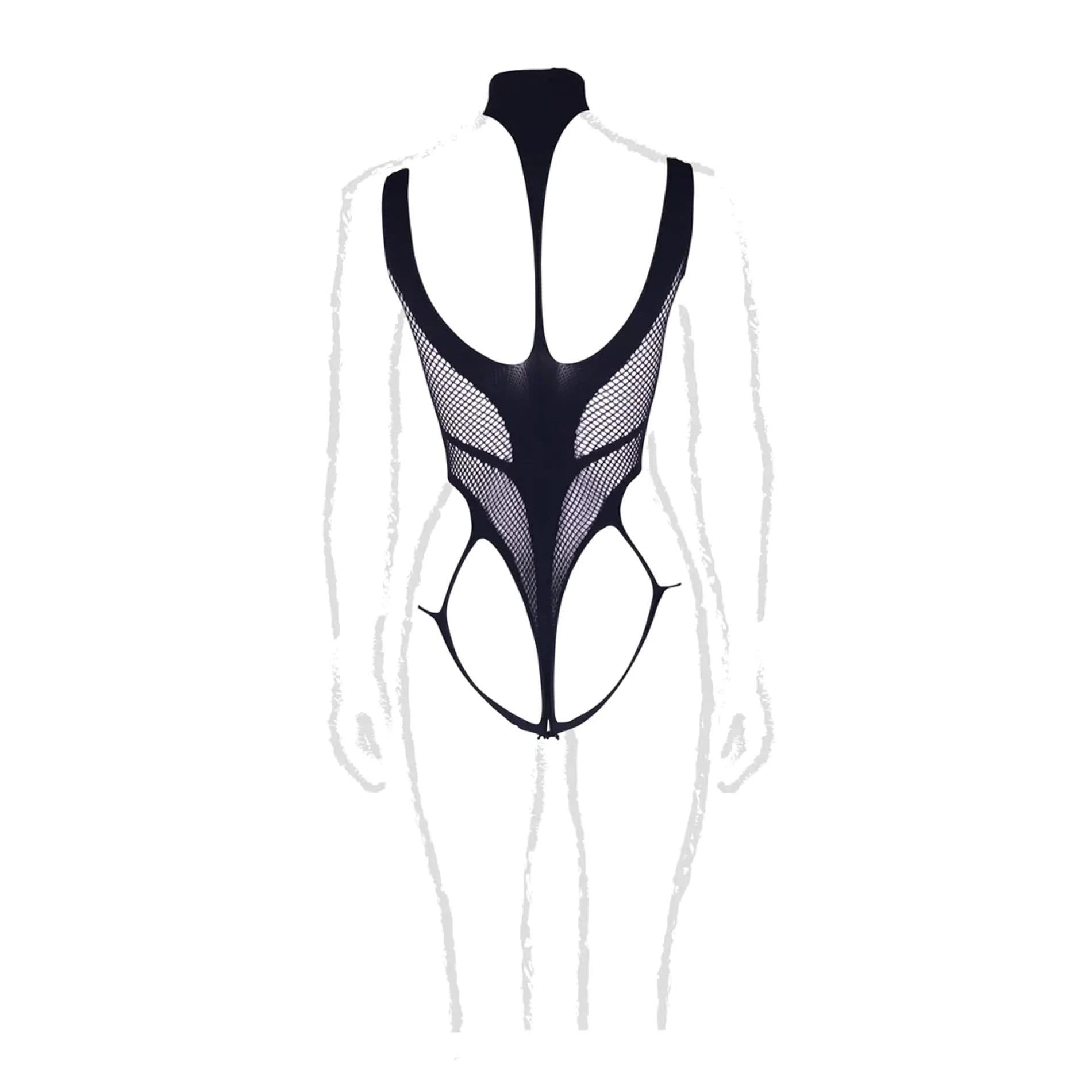 Cyllene XLVIII - Body with Turtleneck - Queen Size - Black