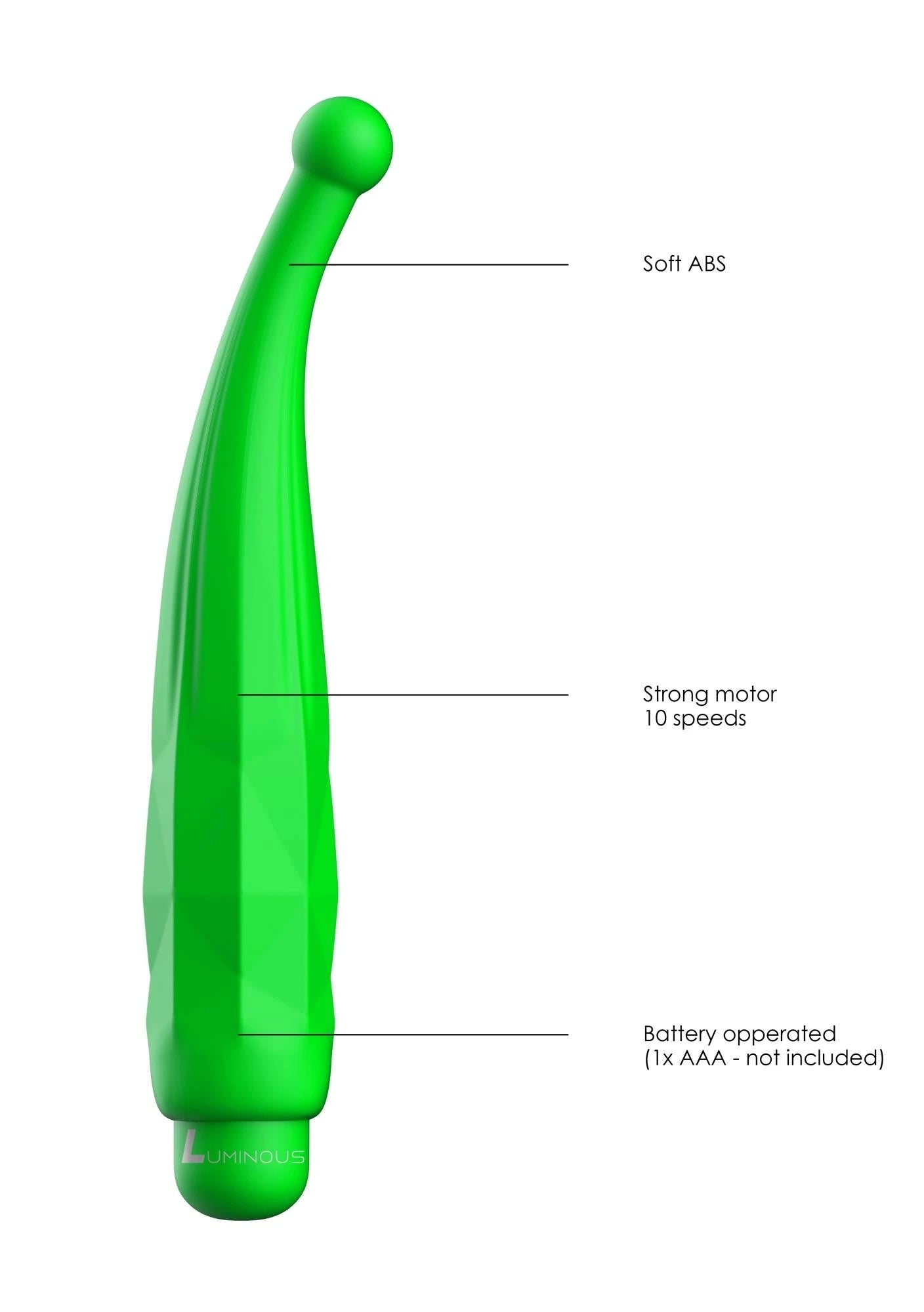 Lyra - Balle ABS Avec Manchon - 10 Vitesses - Vert