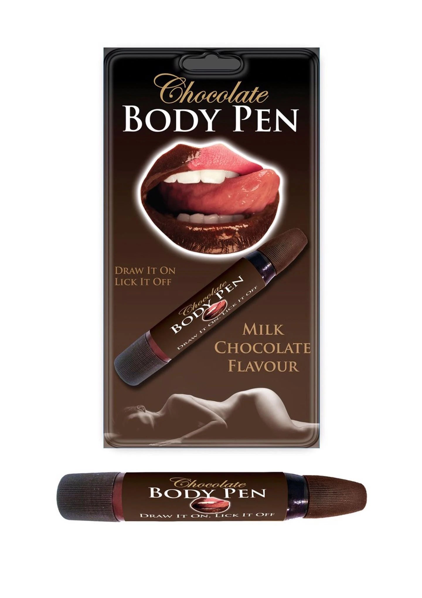Marqueur corporel au chocolat