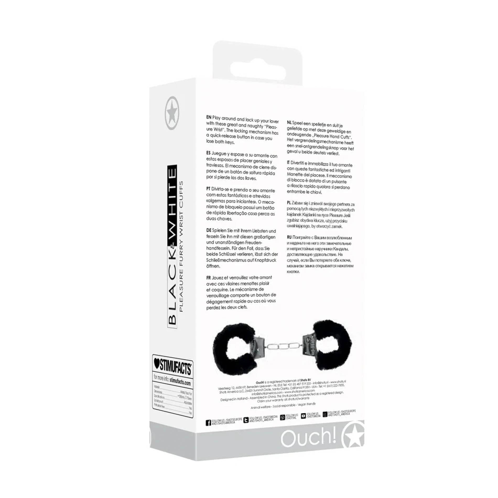 Beginner's Furry Hand Cuffs