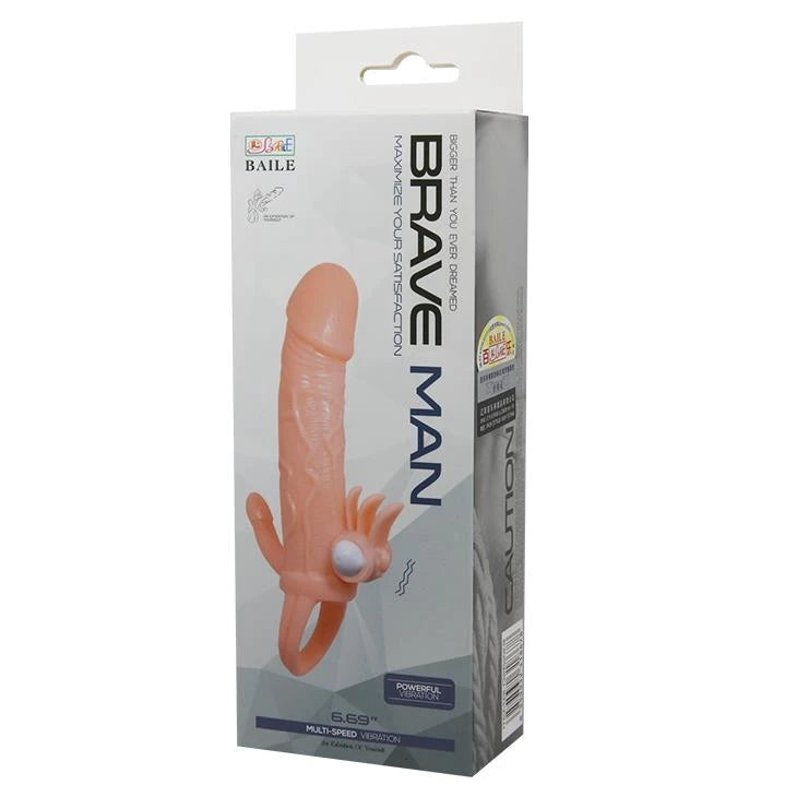 BAILE - BRAVE MAN SKIN 6,69″ MULTI-SPEED vibration