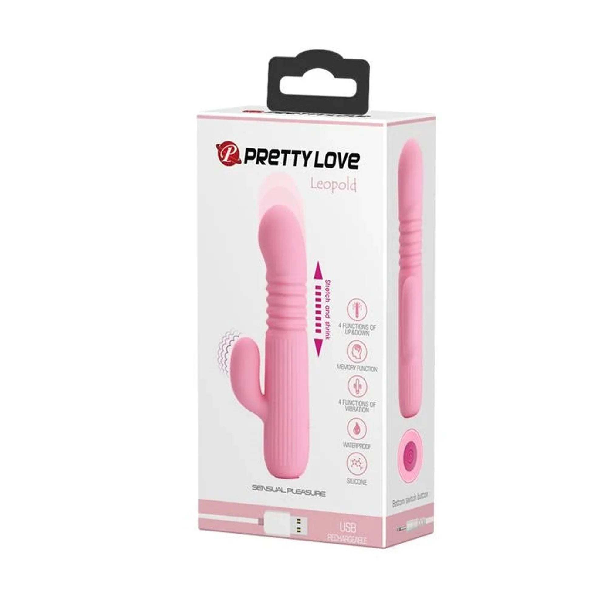 PRETTY LOVE - LEOPOLD 4 fonctions de vibration