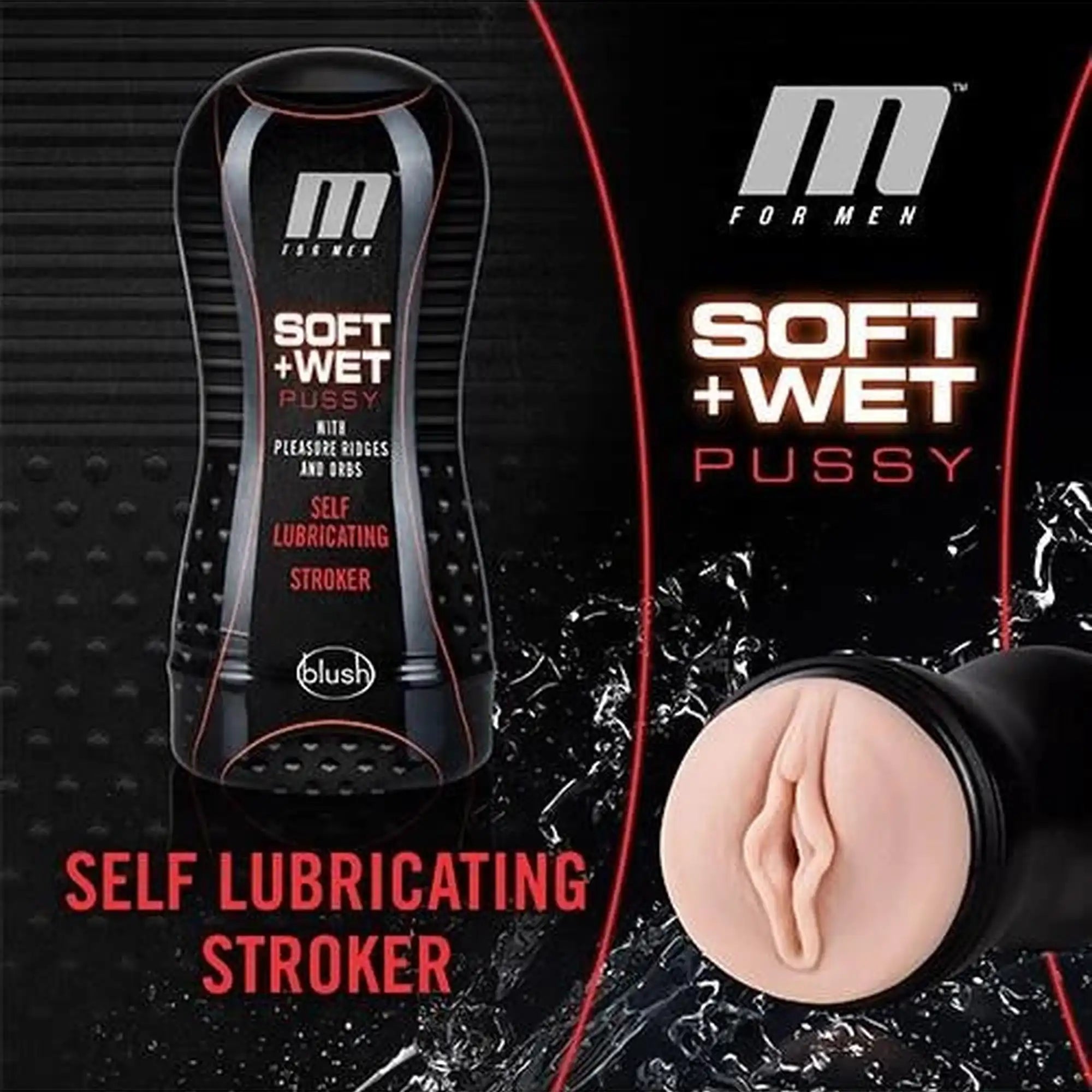 M FOR MEN SOFT AND WET STROKER VANILLA