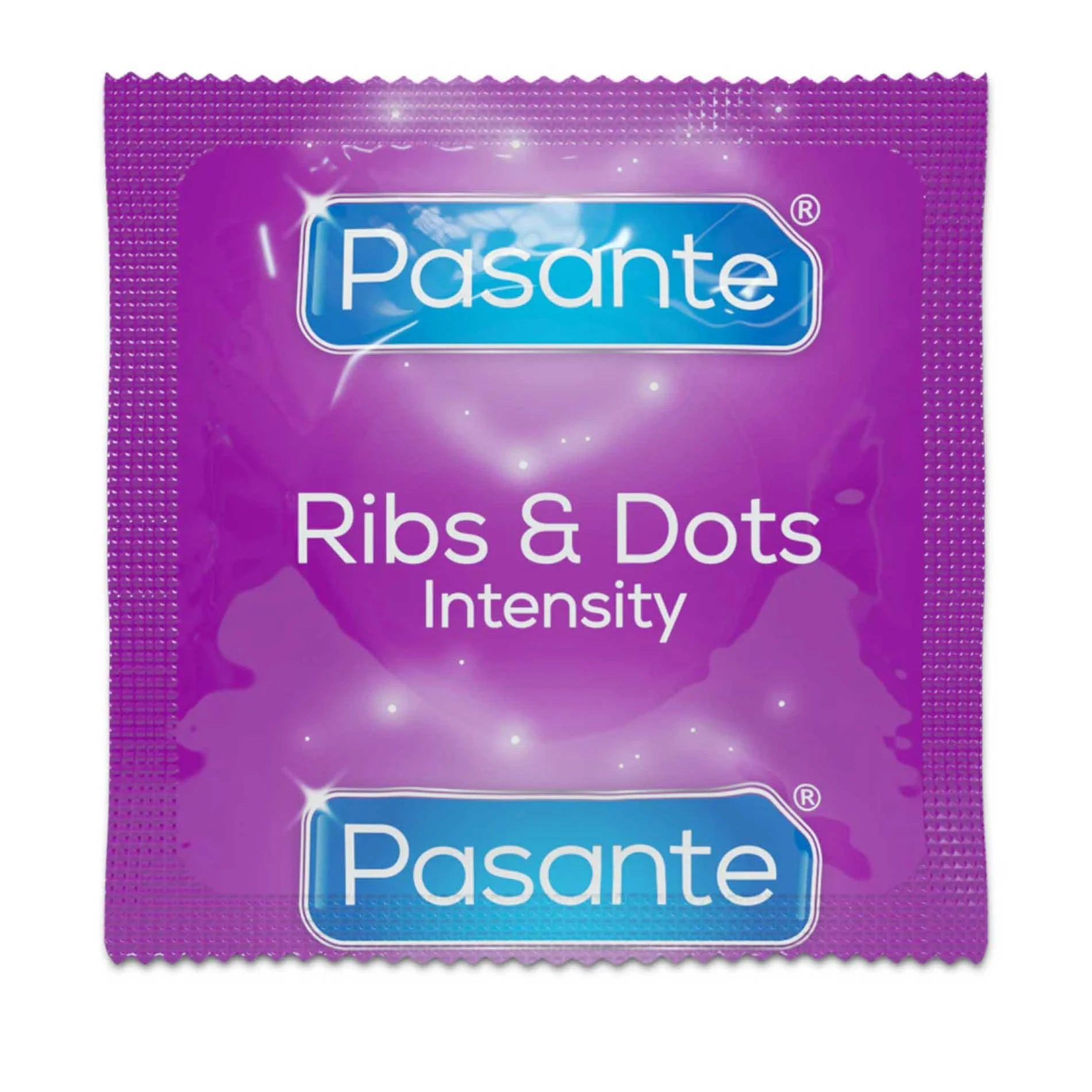 Préservatifs Pasante Ribs & Dots/Intensity en vrac par 144 unités