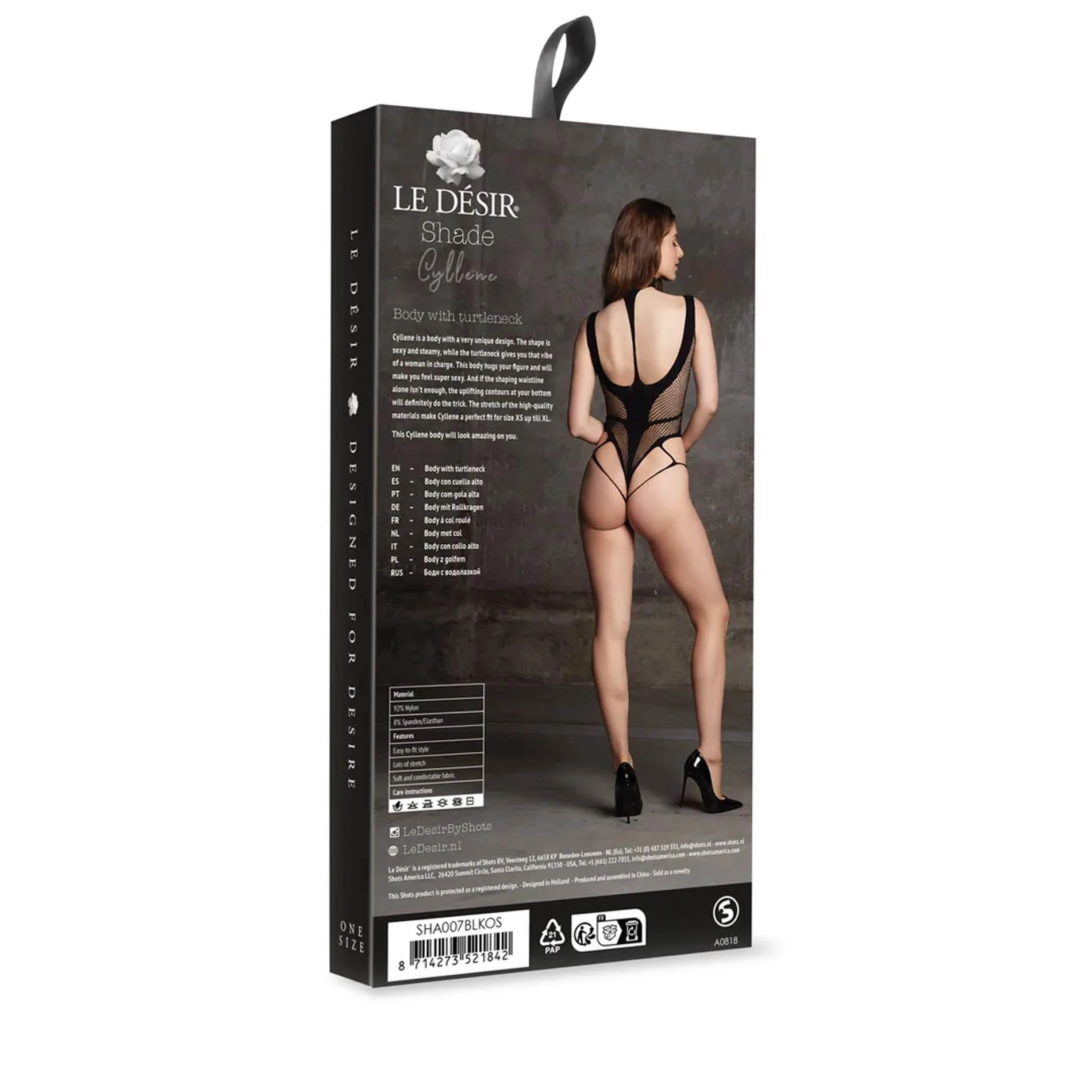Cyllene XLVIII - Body with Turtleneck - One Size - Black