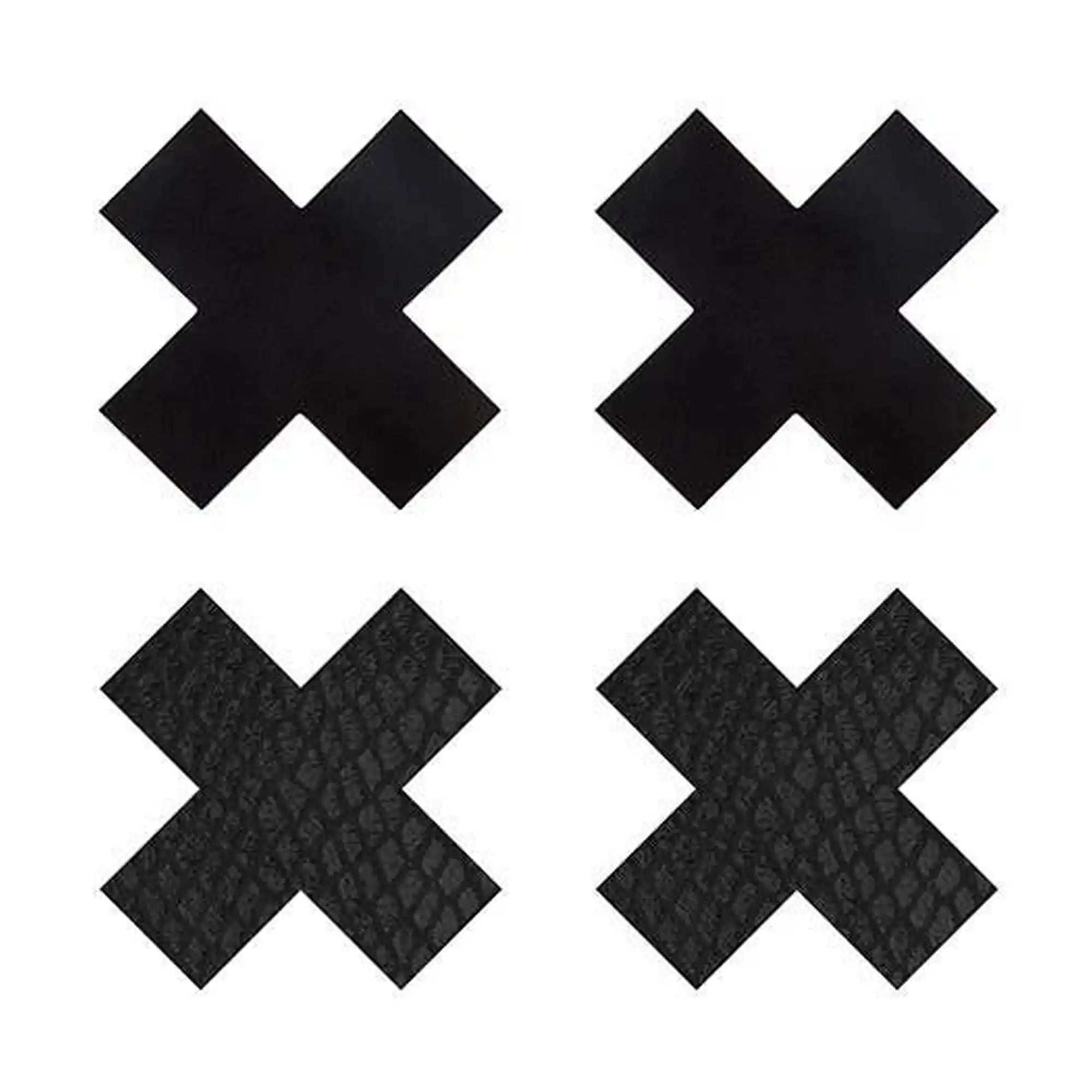 PEEKABOO PASTIES CLASSIC BLACK X