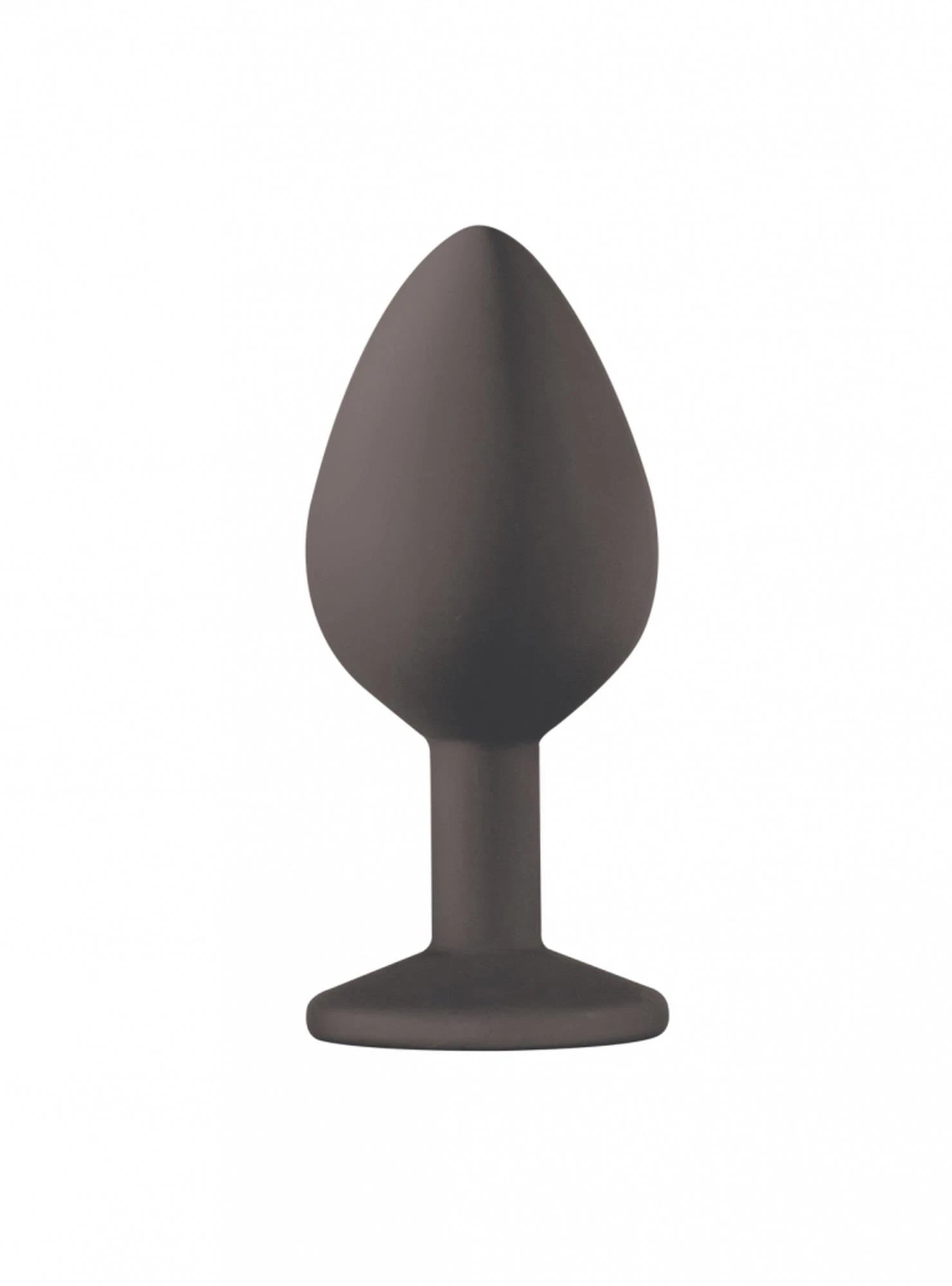 Plug anal Plug Emotions Cutie médium noir cristal transparent