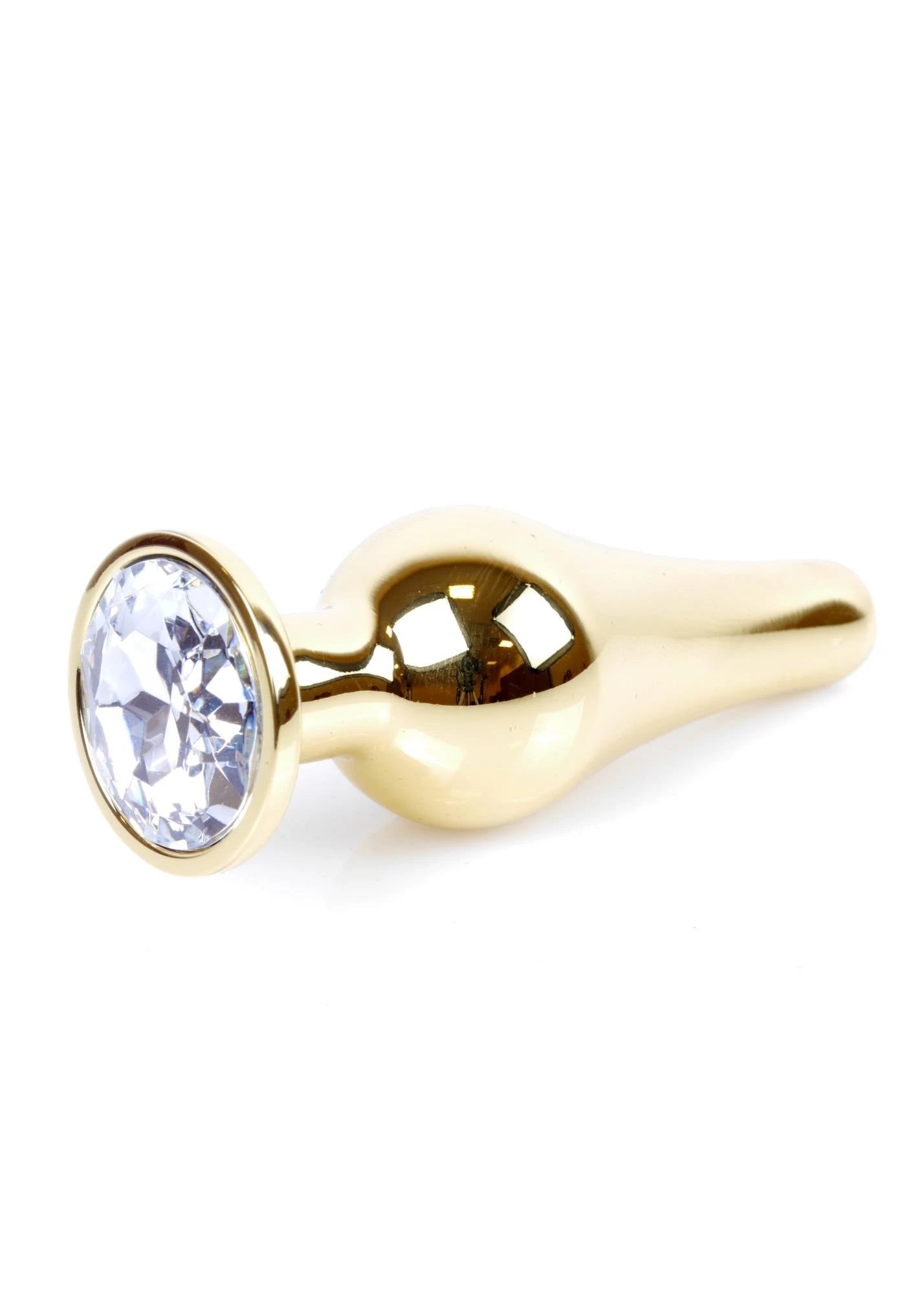 MyLove Toys - Bijoux BUTT PLUG Doré - Transparent