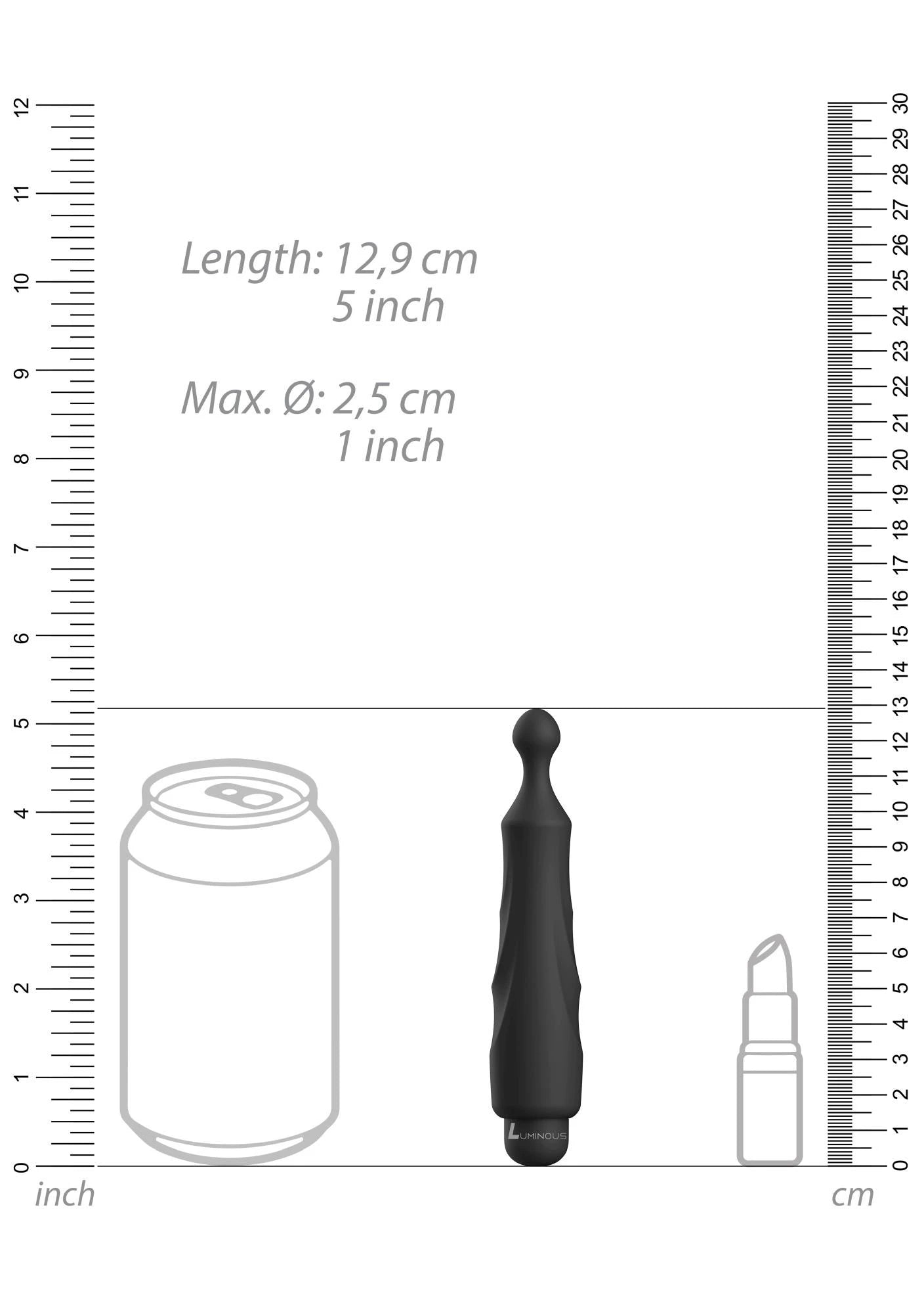 Dido - ABS Bullet avec manchon - 10 vitesses - Noir