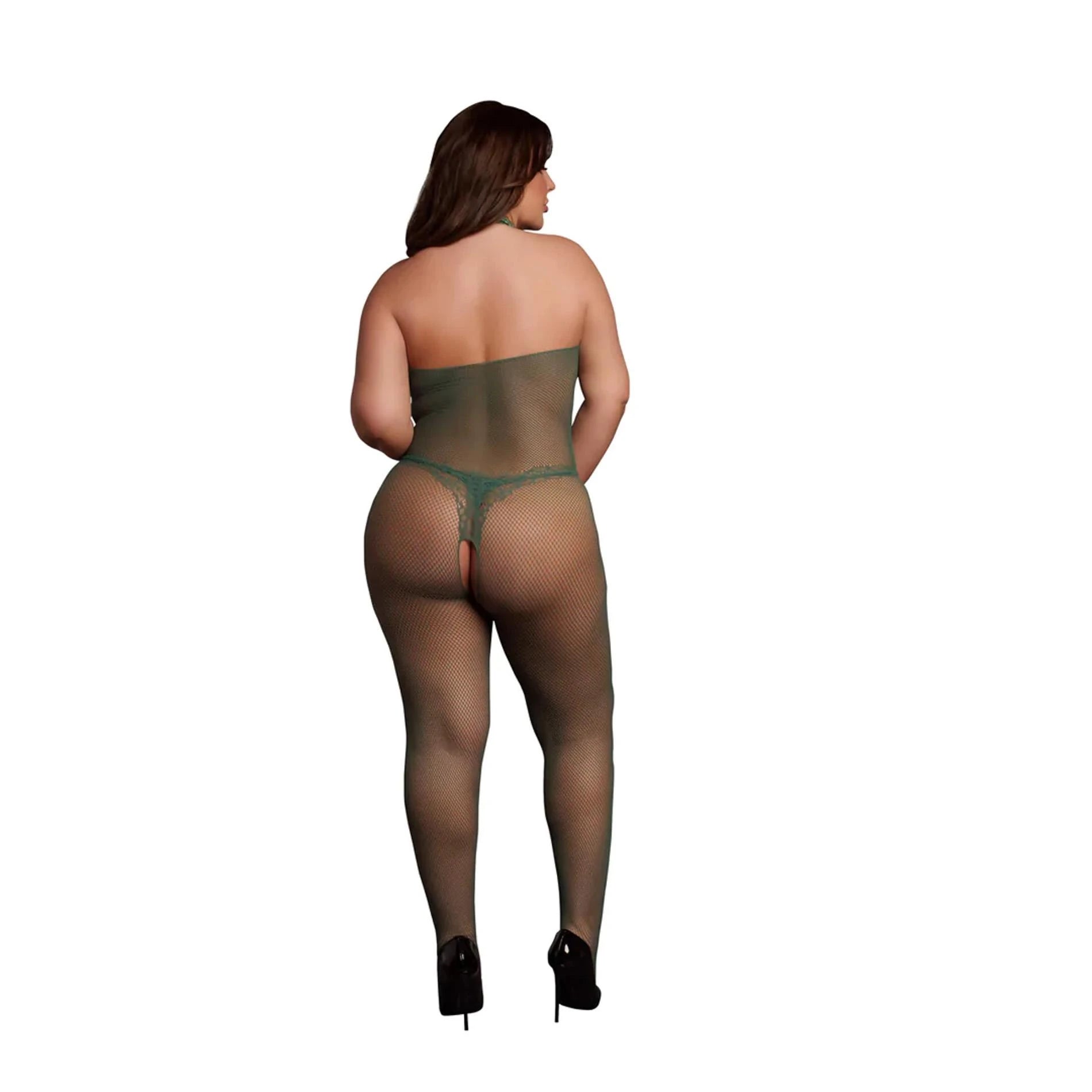 Body résille et dentelle - Grande taille