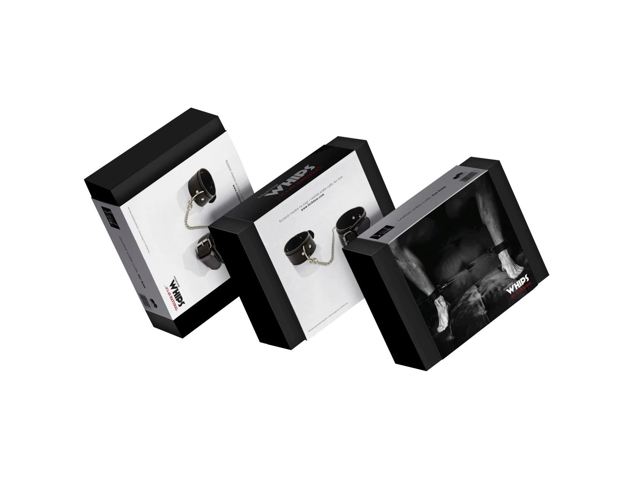 Kajdanki-WHIPS men's leg cuffs