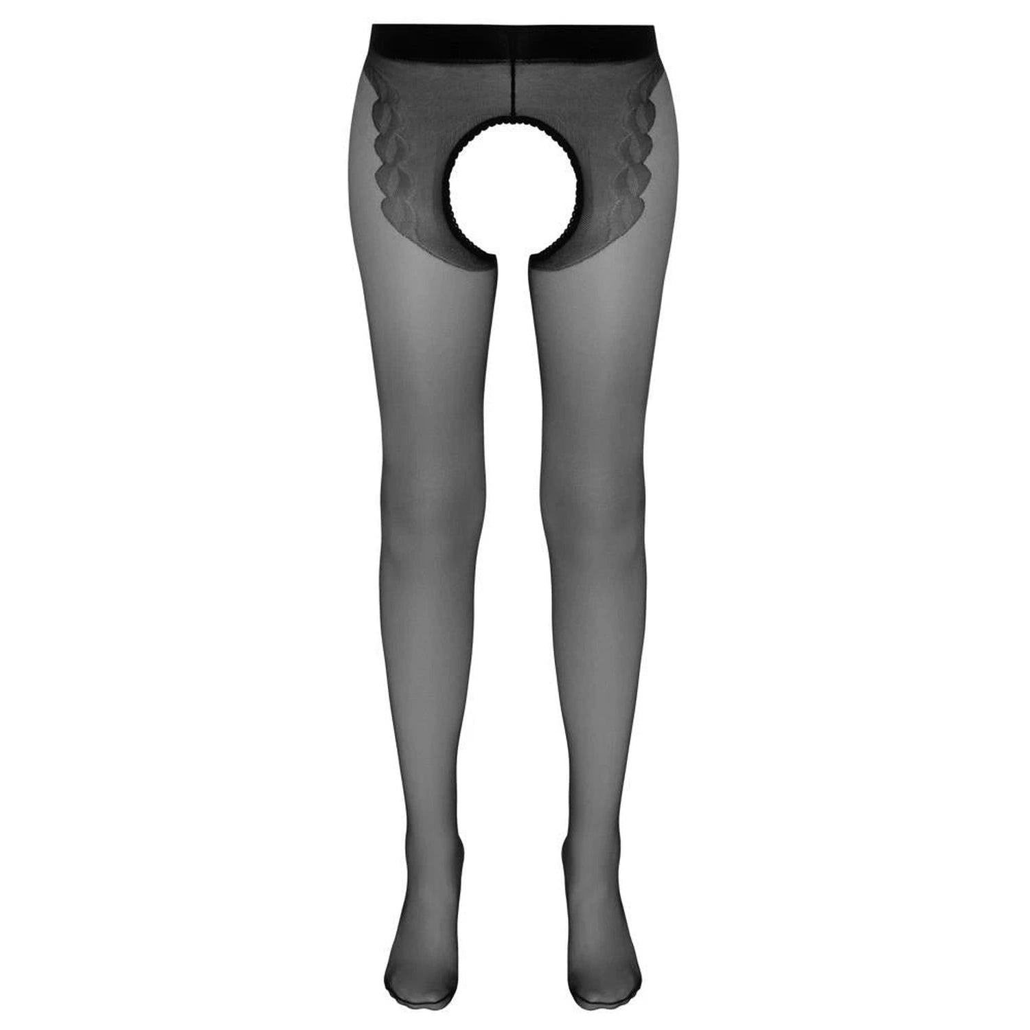 Crotchless Tights, with decorative seam