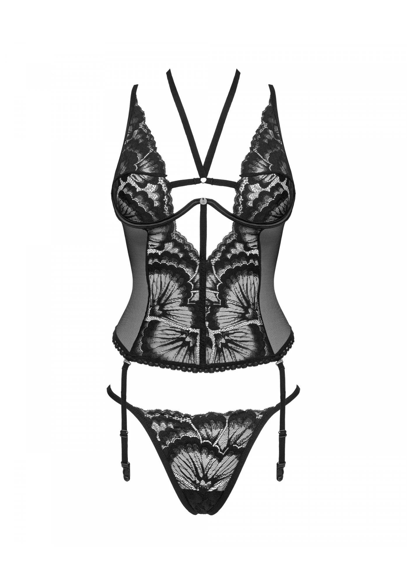 Lingerie-Alessya corset noir XS/S