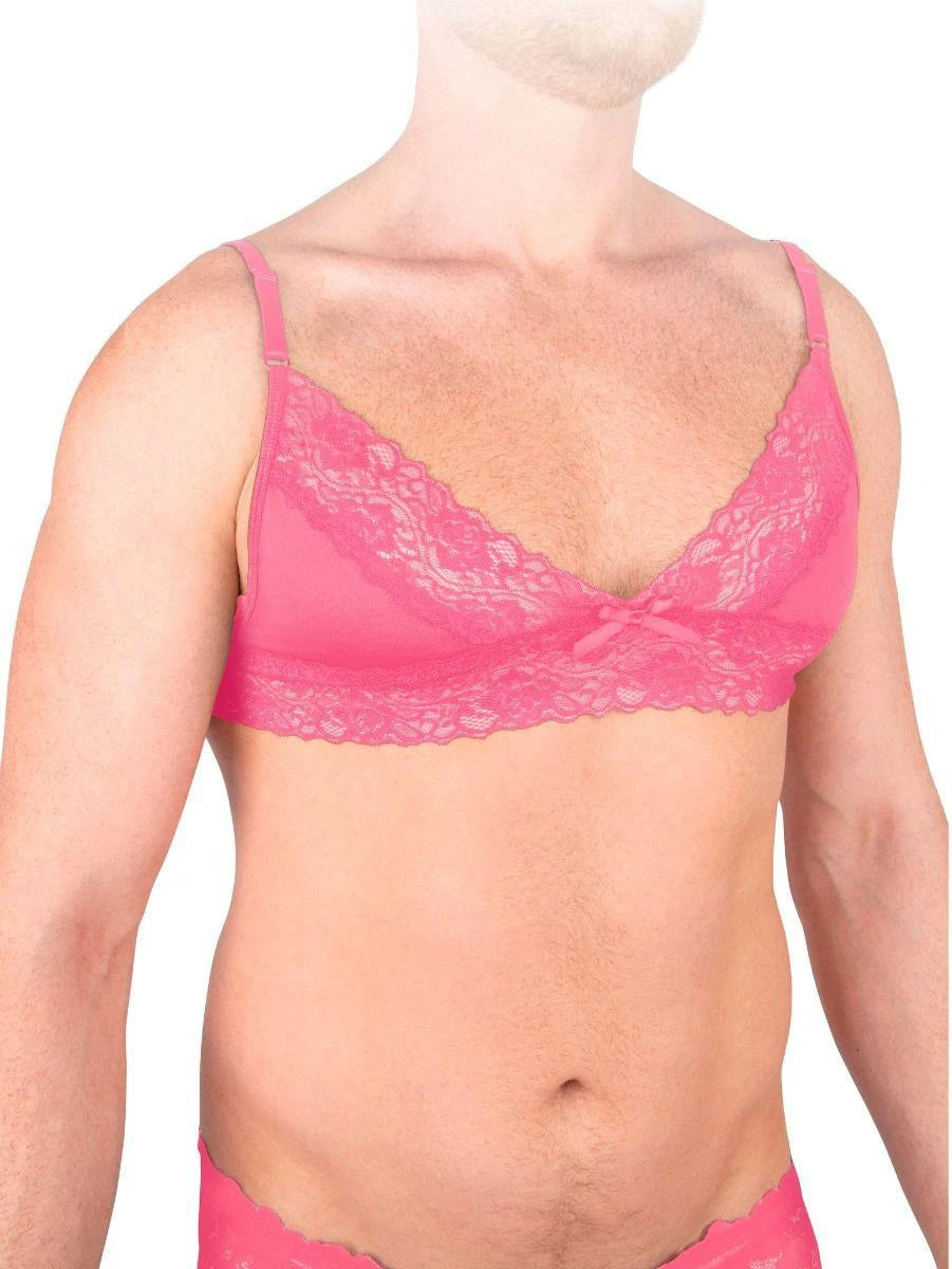 Prowler Pink Lace Garter Set Medium
