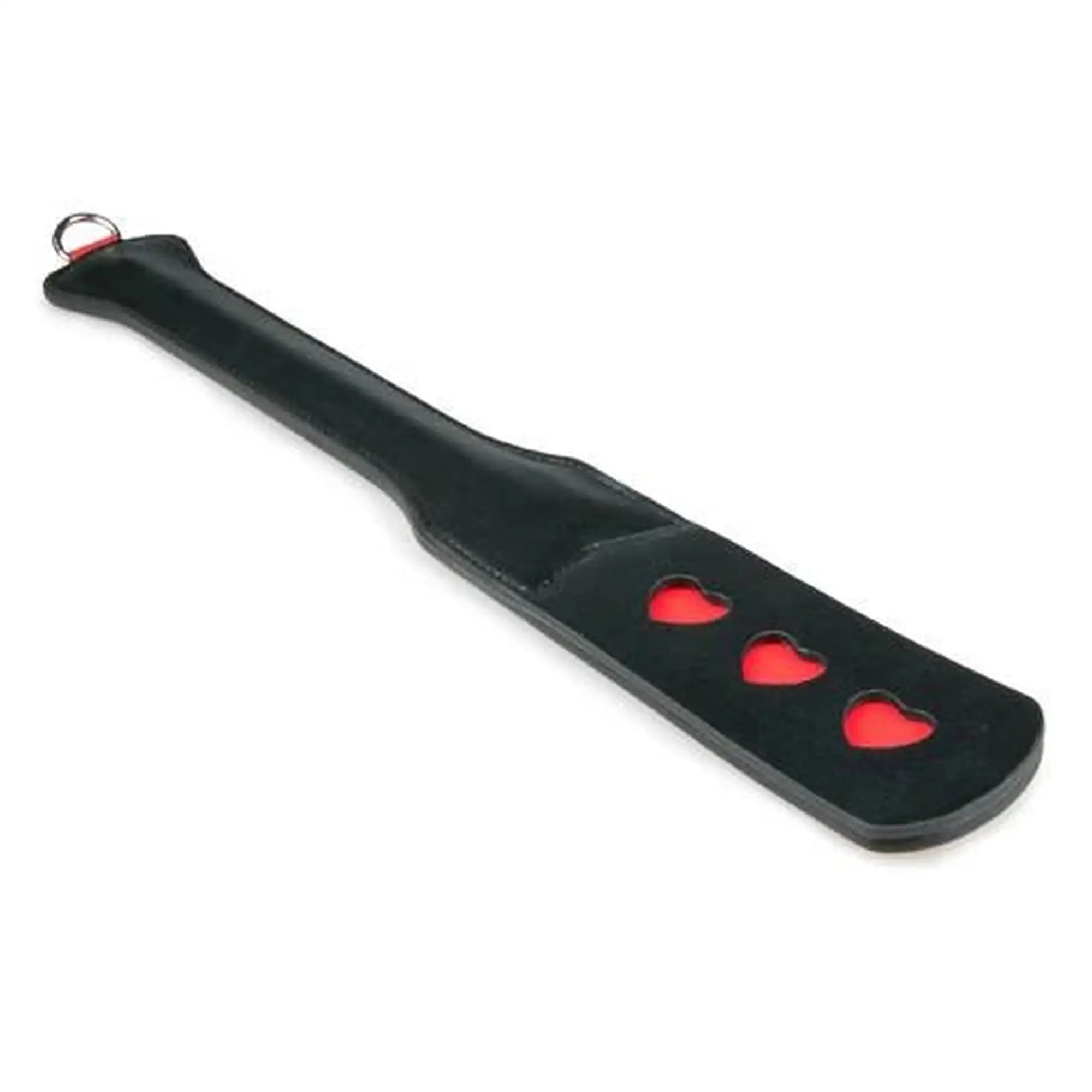 Pejcz-Long Leather Paddle With Heart