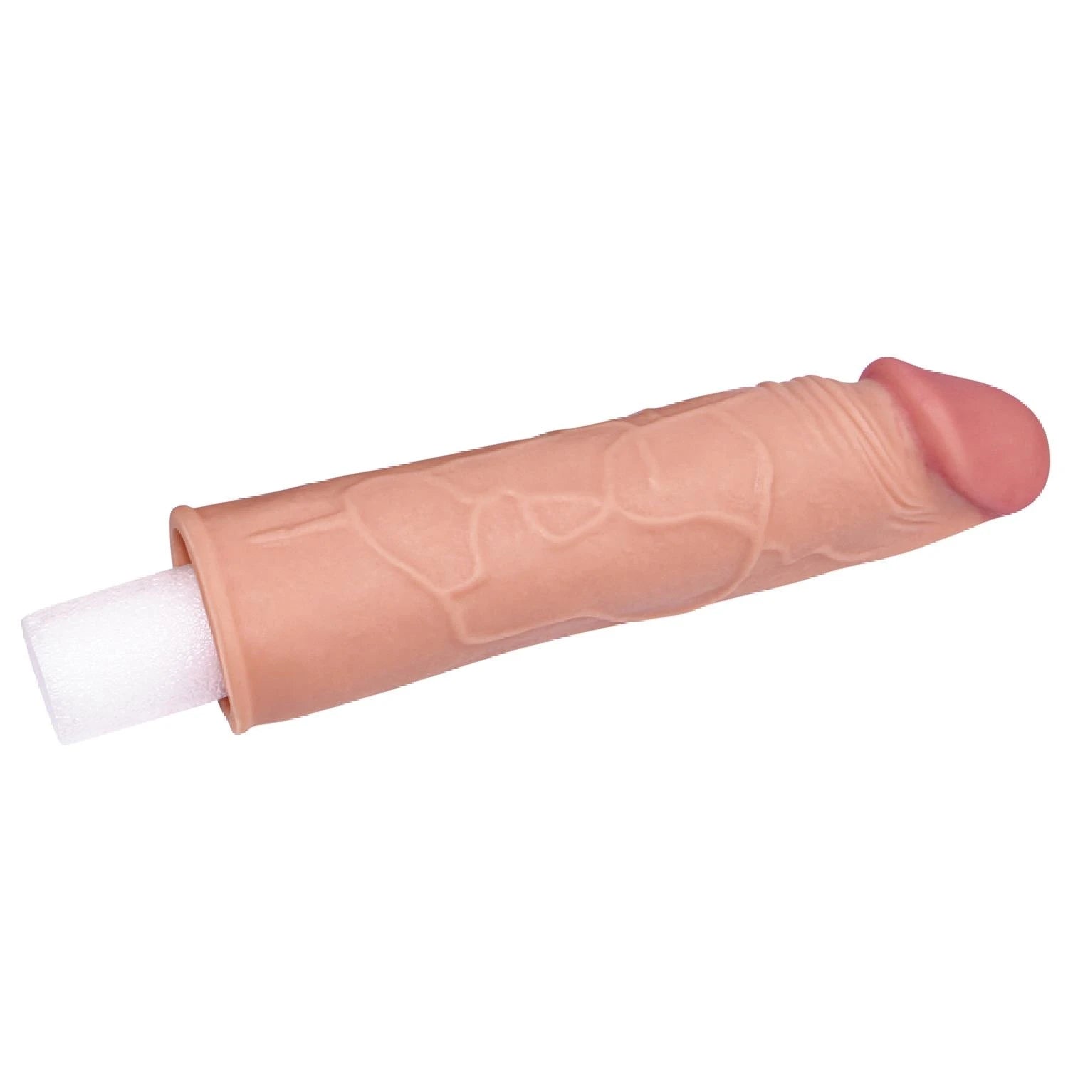 Add 1″ Pleasure X Tender Penis Sleeve Flesh