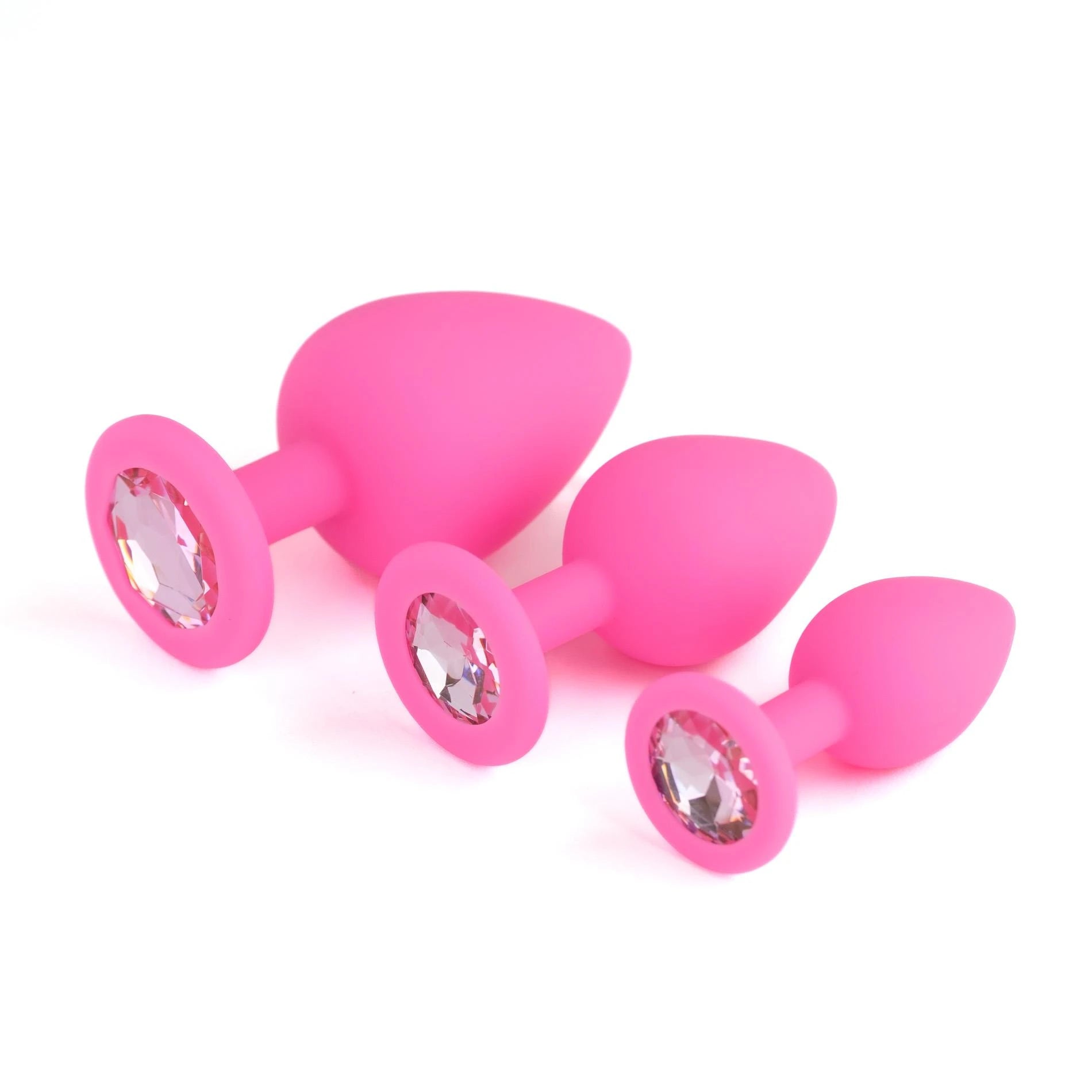 Jewelry - Silicone PLUG - SET Pink