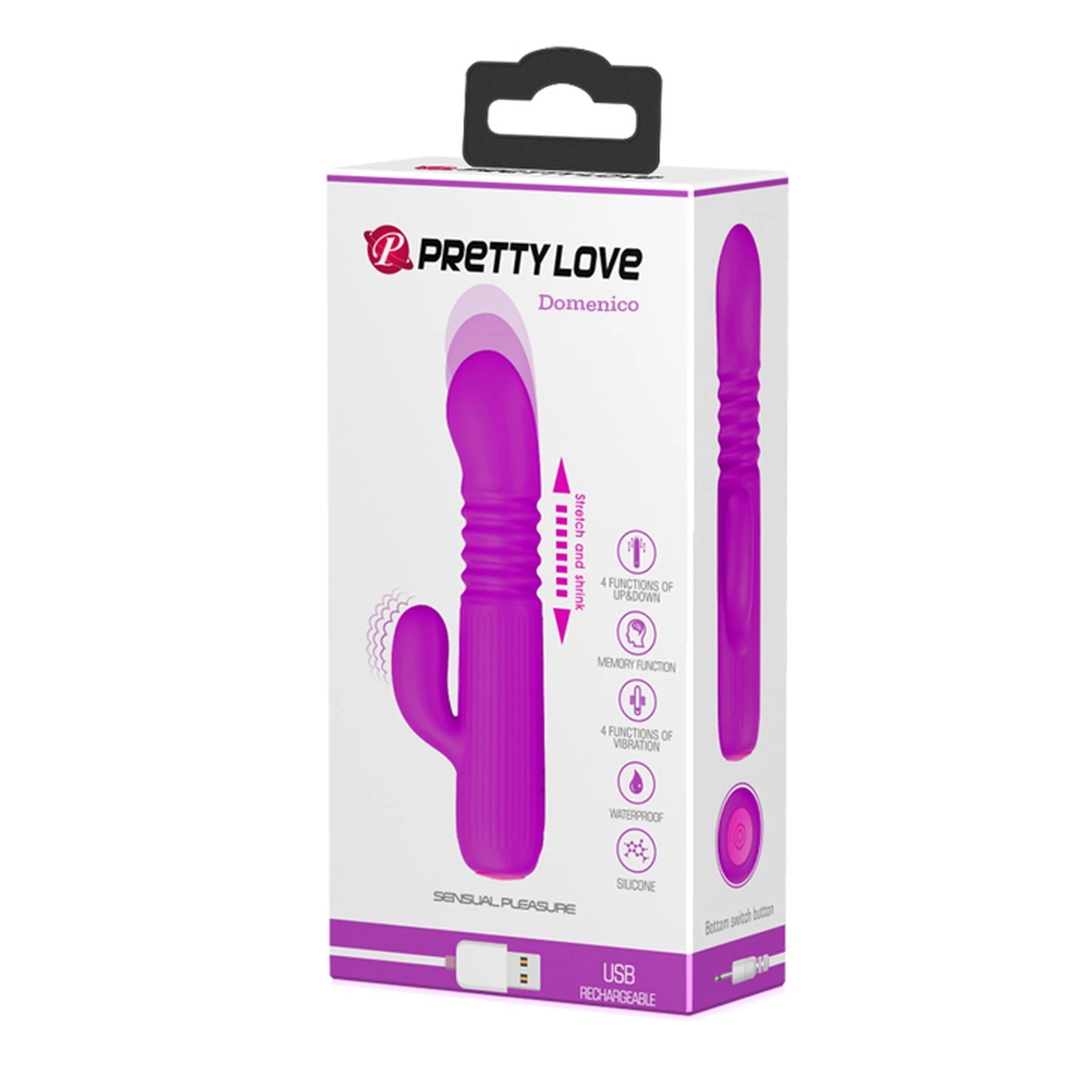 PRETTY LOVE - DOMENICO 4 function vibrations