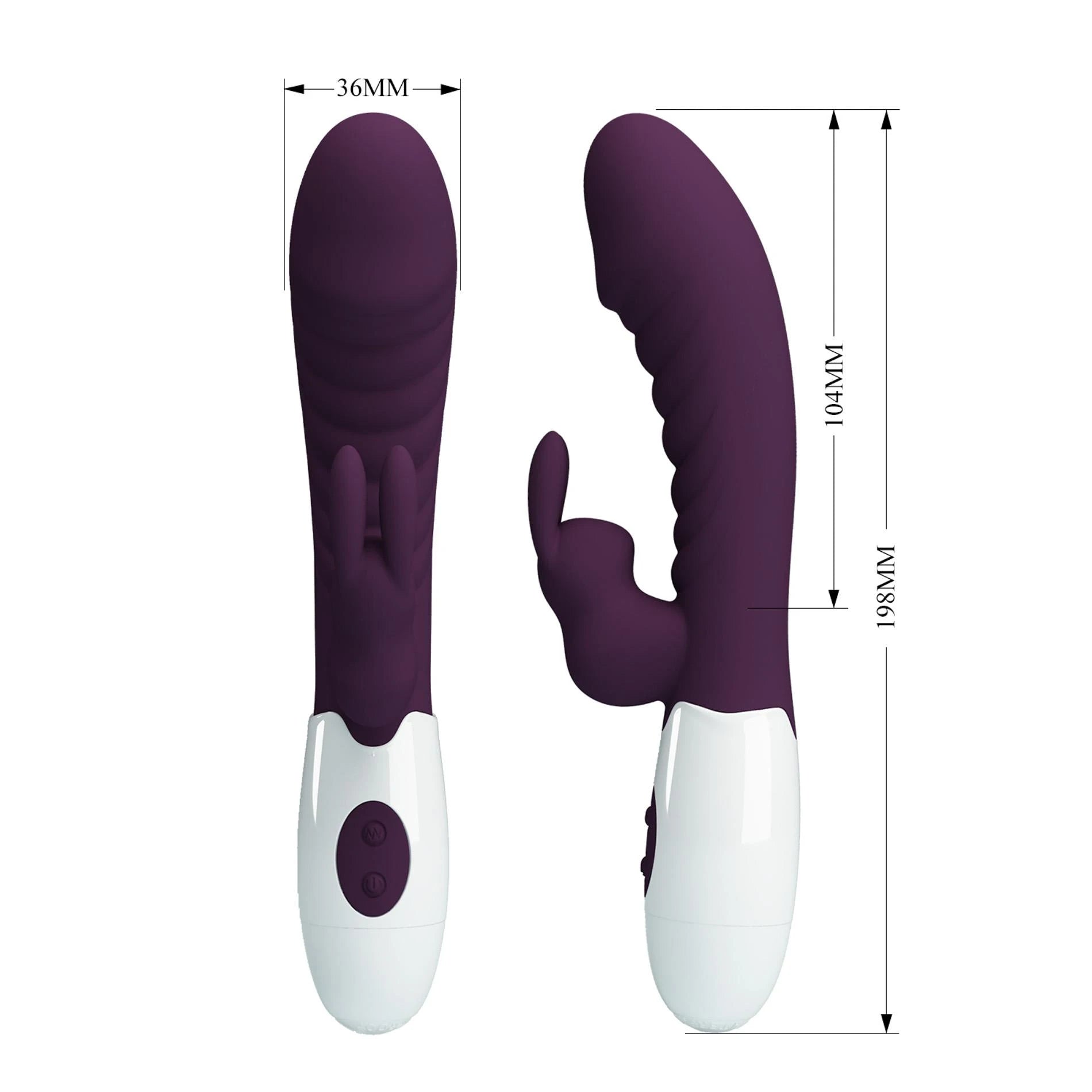 PRETTY LOVE - Naughty Bunny 30 functions Dark Purple