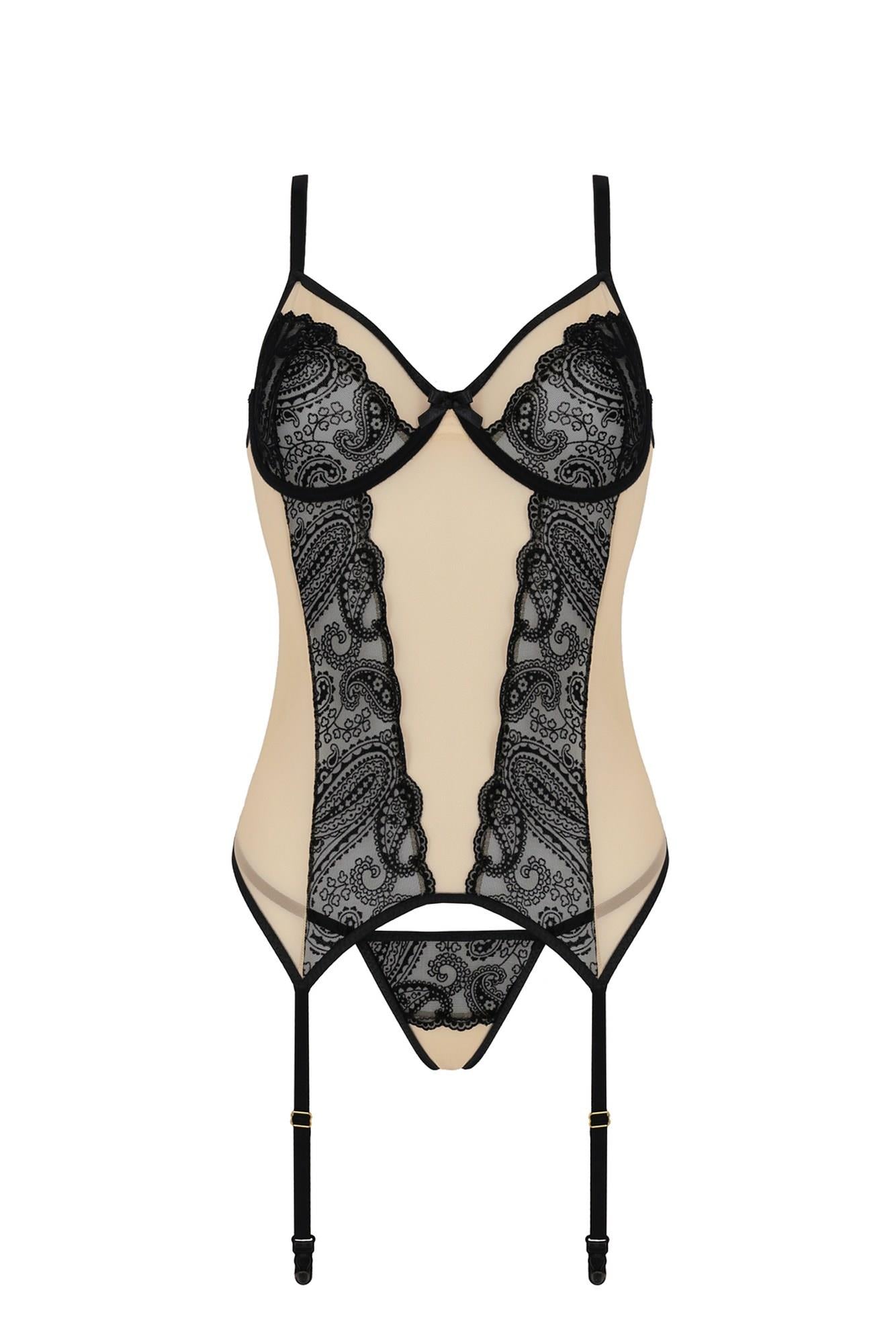 Underwear-DAISY CORSET beige XXL/XXXL