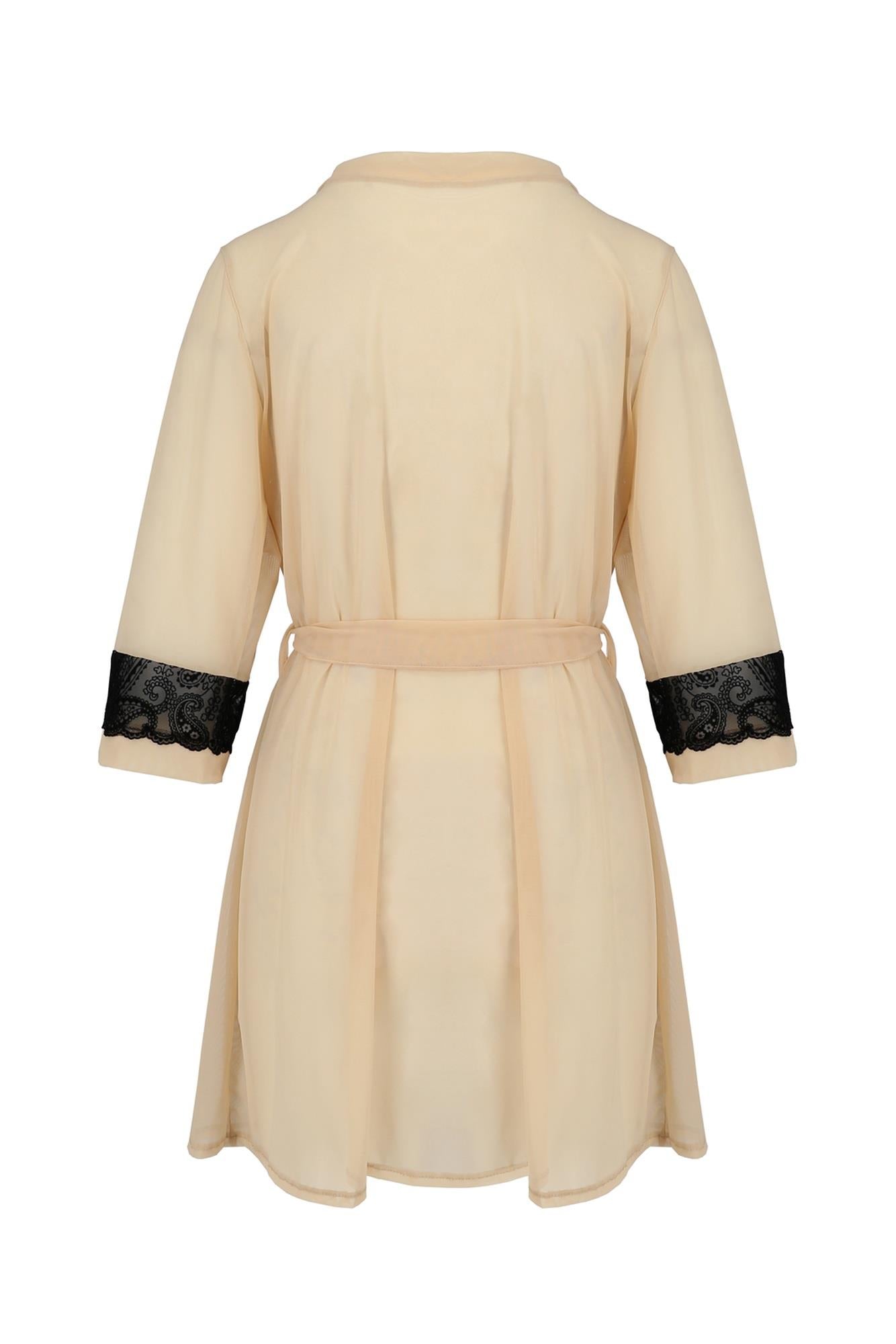 Lingerie-DAISY PEIGNOIR beige XXL/XXXL