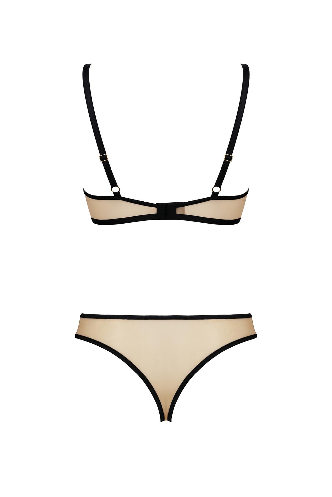 Bielizna-DENERYS BIKINI beige S/M